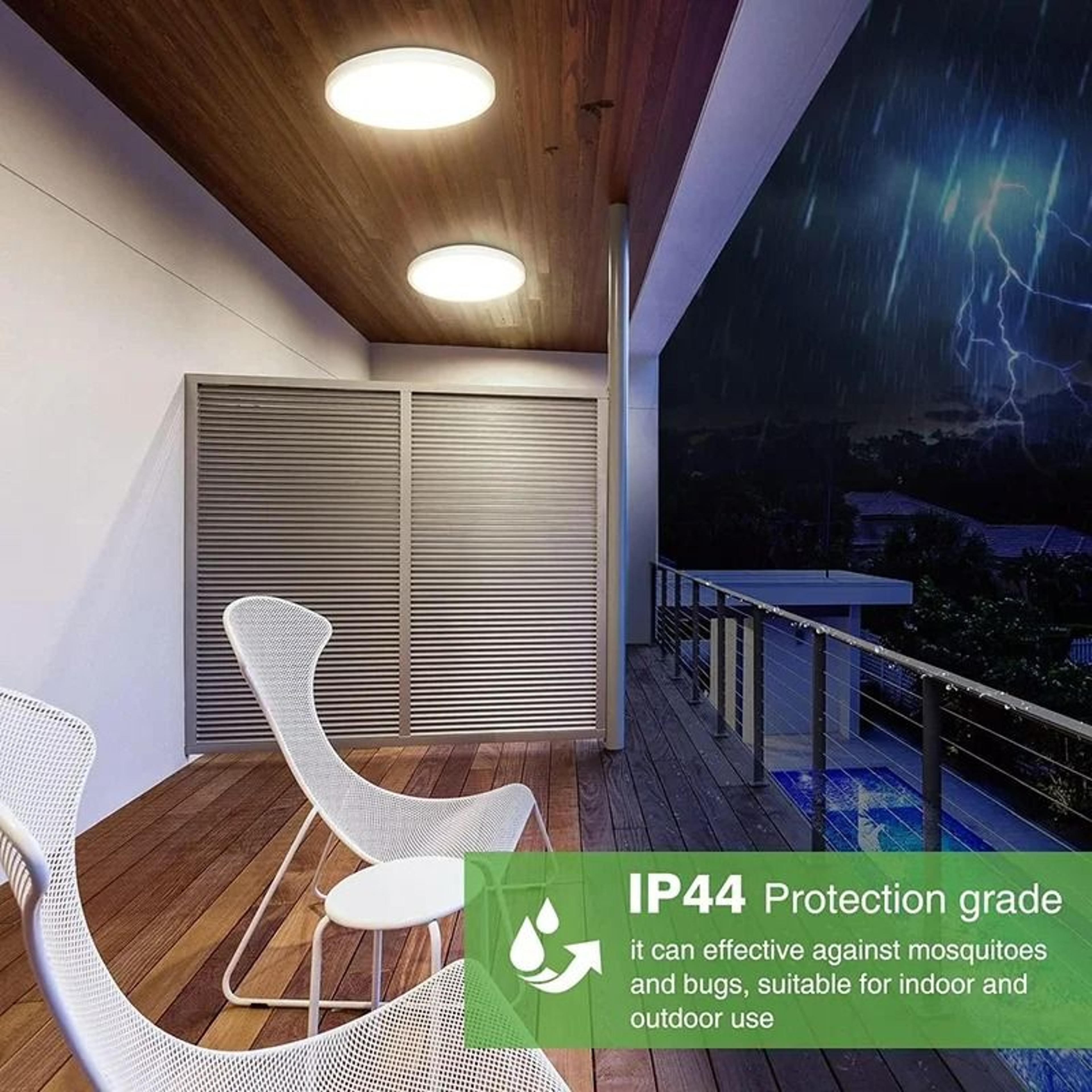 LED Radar Motion Sensor Ceiling Light Intelligent Sensing Panel Lamp For Hallway Aisle  Stairs 2