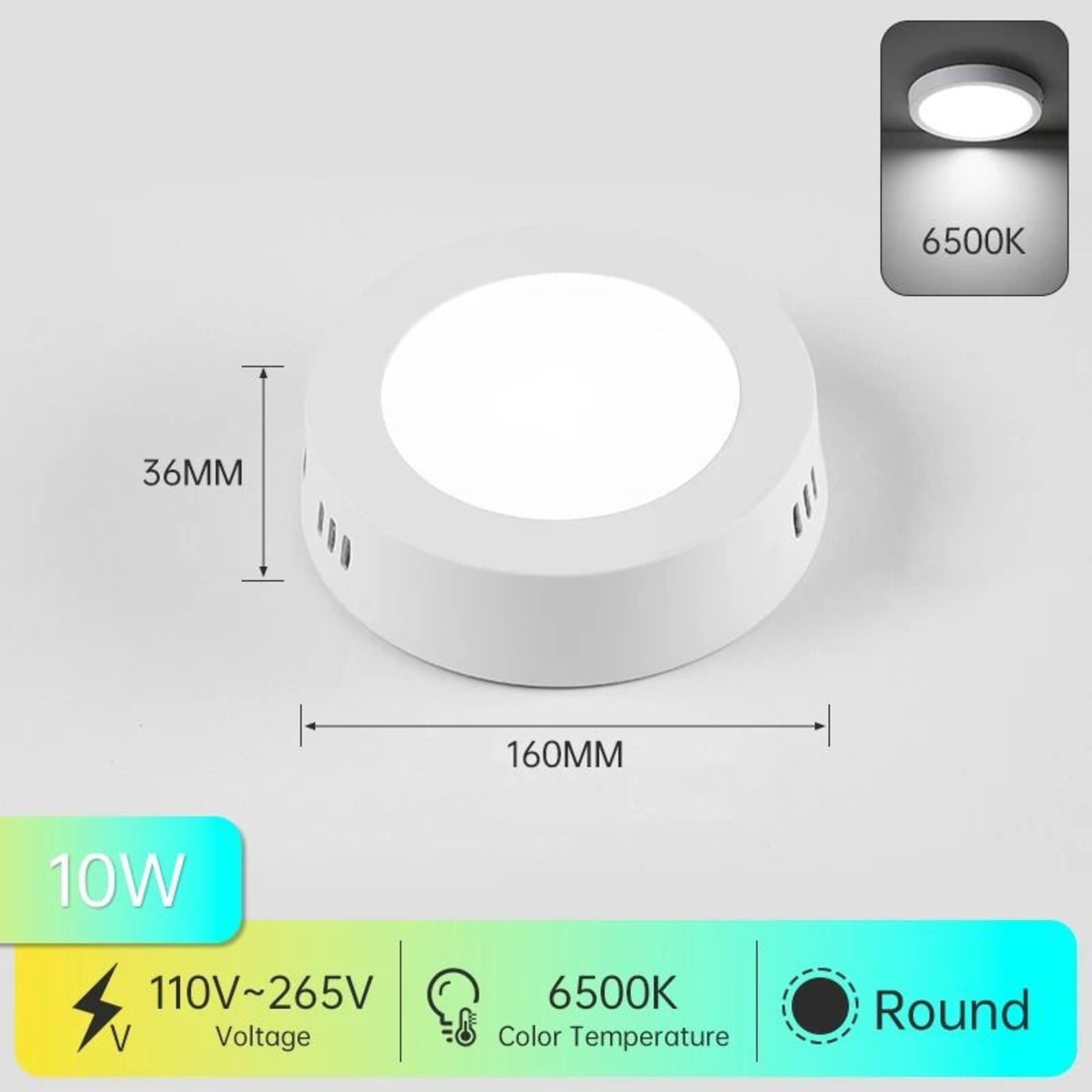 Modern LED Panel Ceiling Light 110265V Cold White Flush Mount Lamp For Living Room Bedroom  Kitchen 7