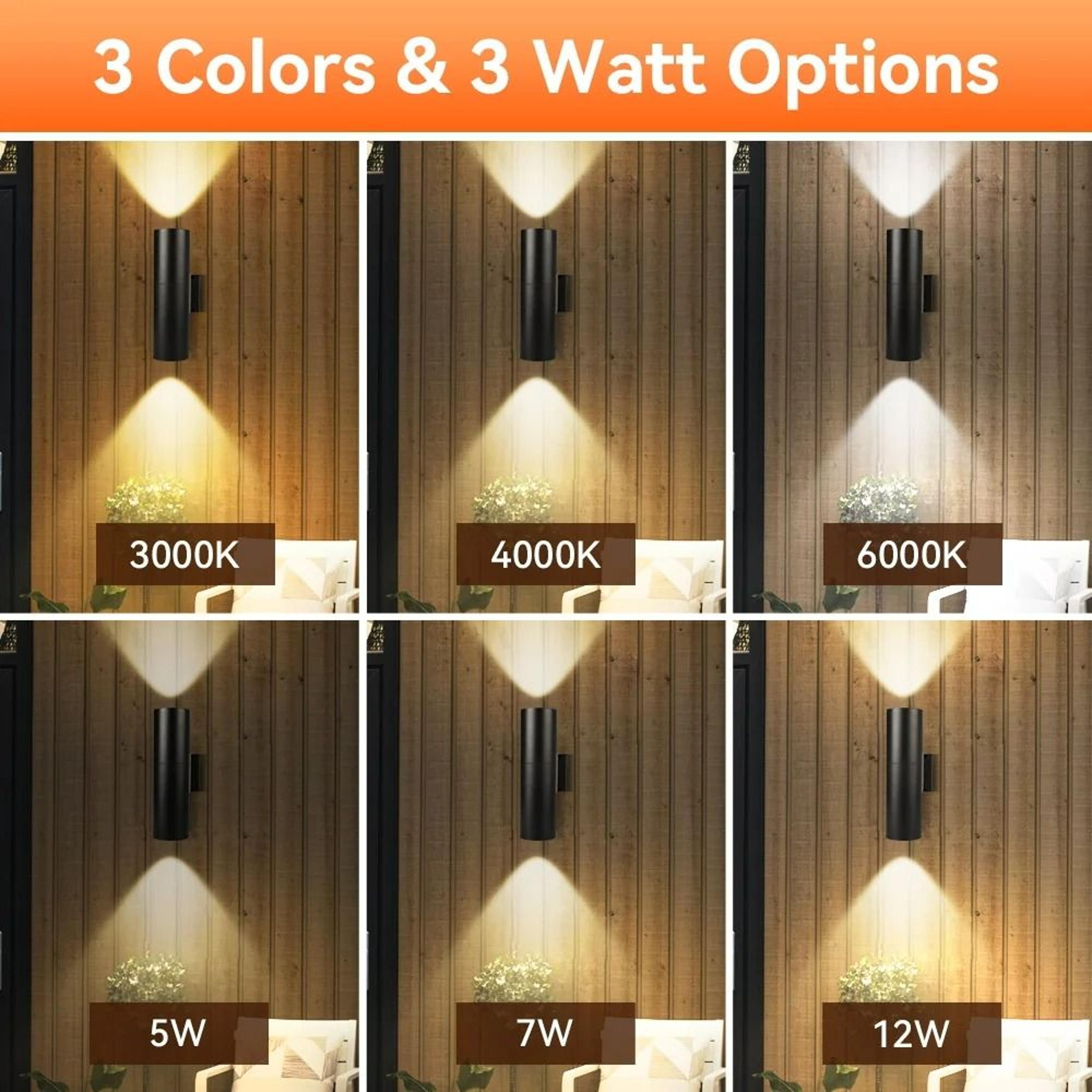 DoubleHead E27 Modern Wall Sconce Indoor  Outdoor Waterproof Architectural Wall Light 4