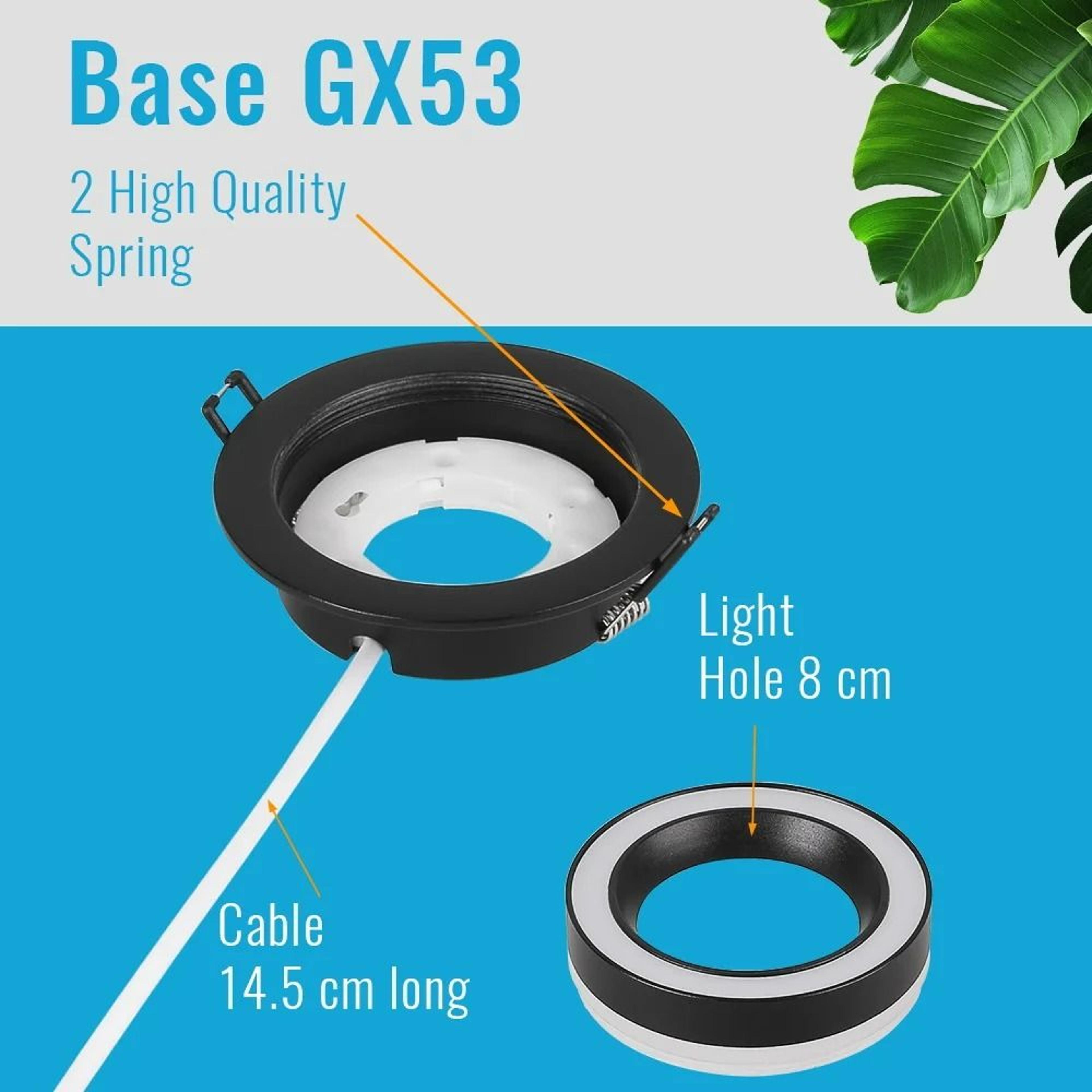 Modern UltraThin Recessed GX53 Ceiling Spotlight Fixture 5