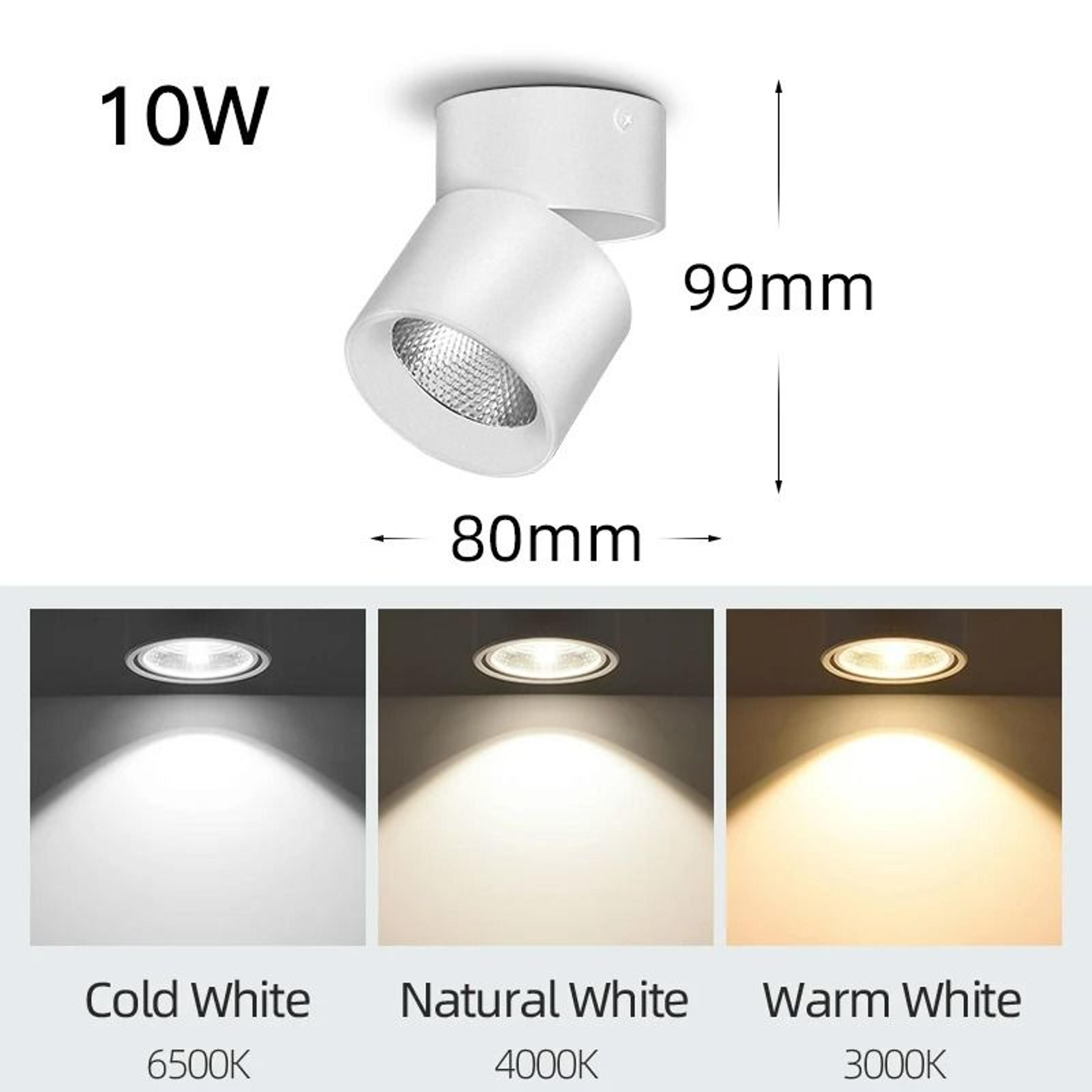 Modern Foldable SurfaceMounted LED Spotlight 6