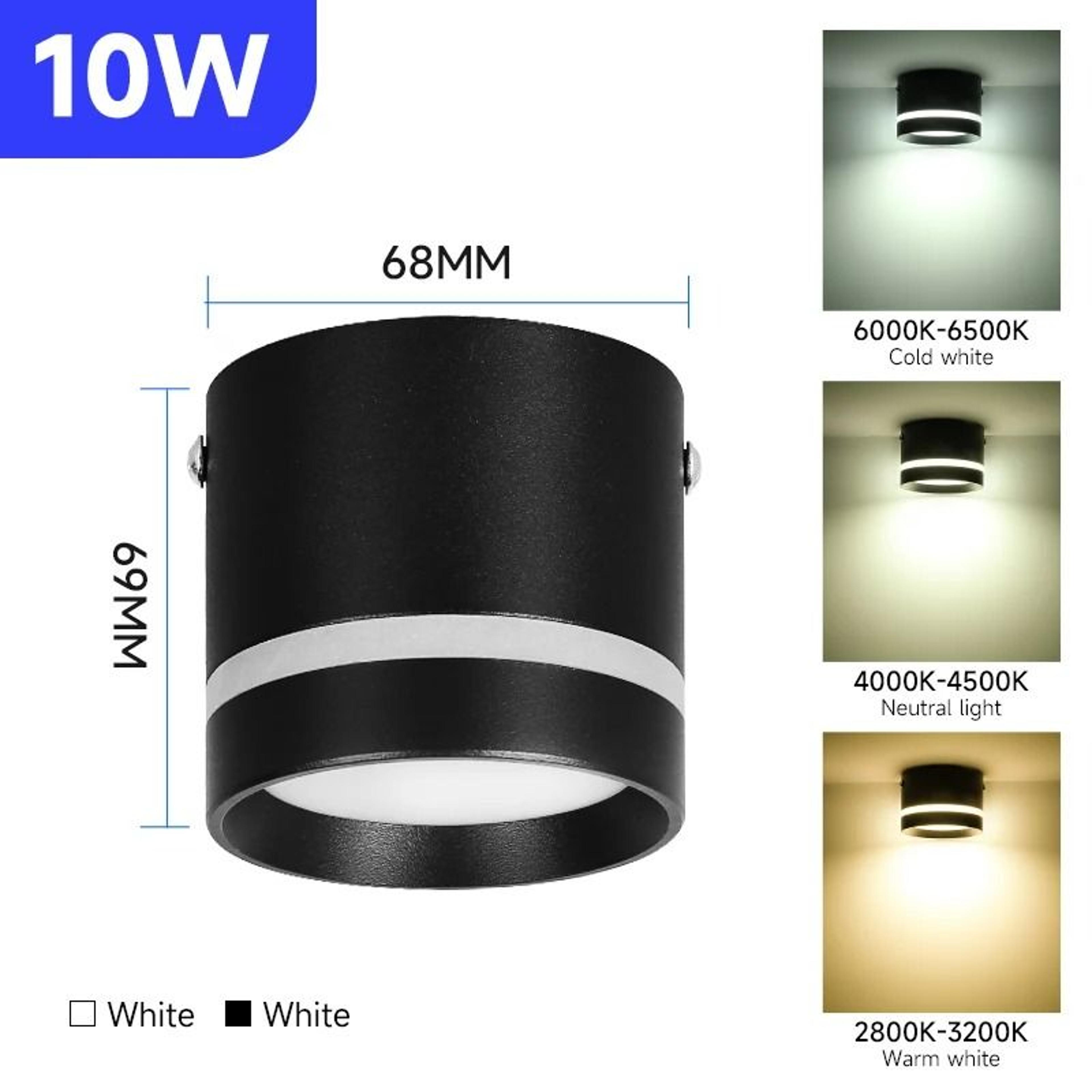 Modern Foldable SurfaceMounted LED Spotlight 9