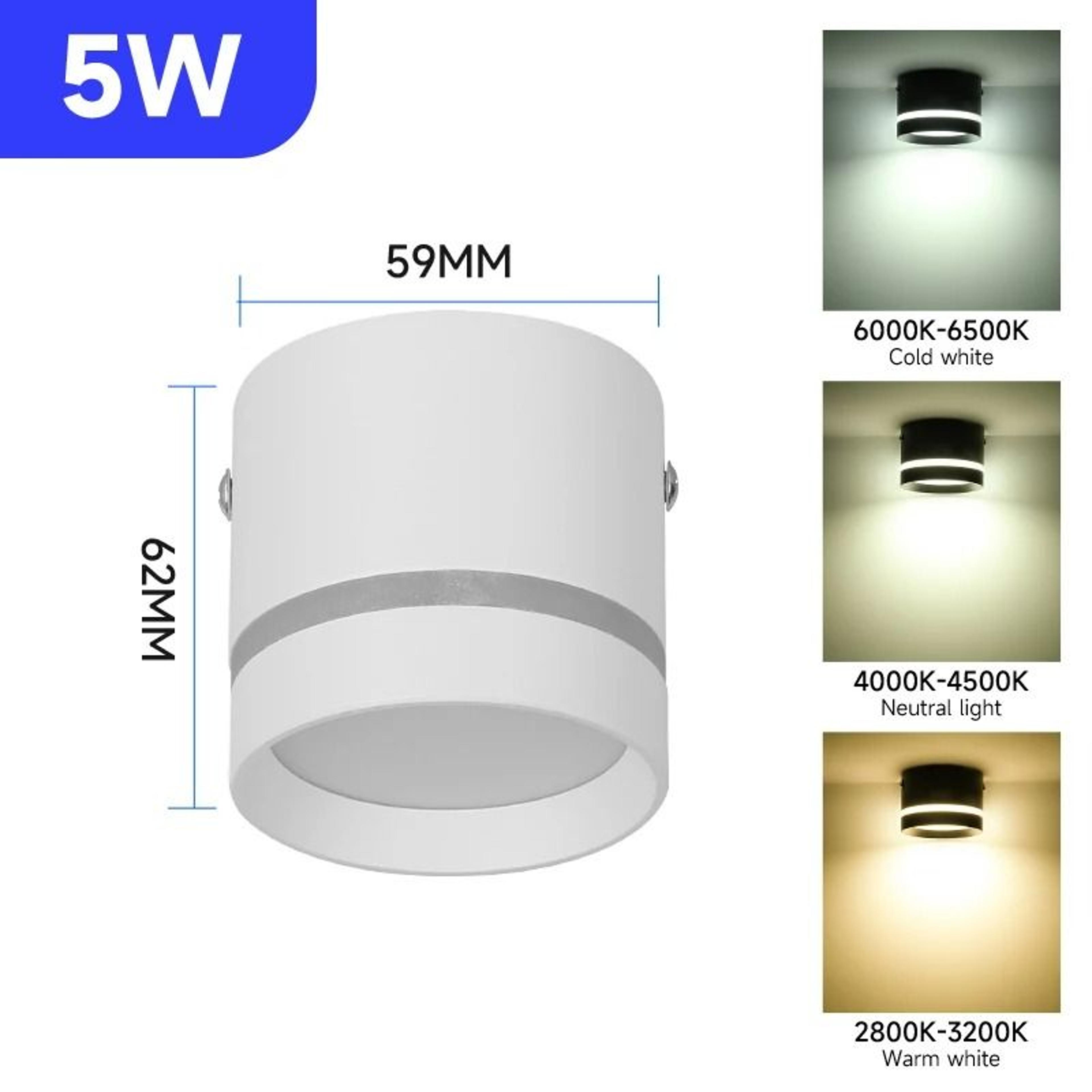 Modern Foldable SurfaceMounted LED Spotlight 13