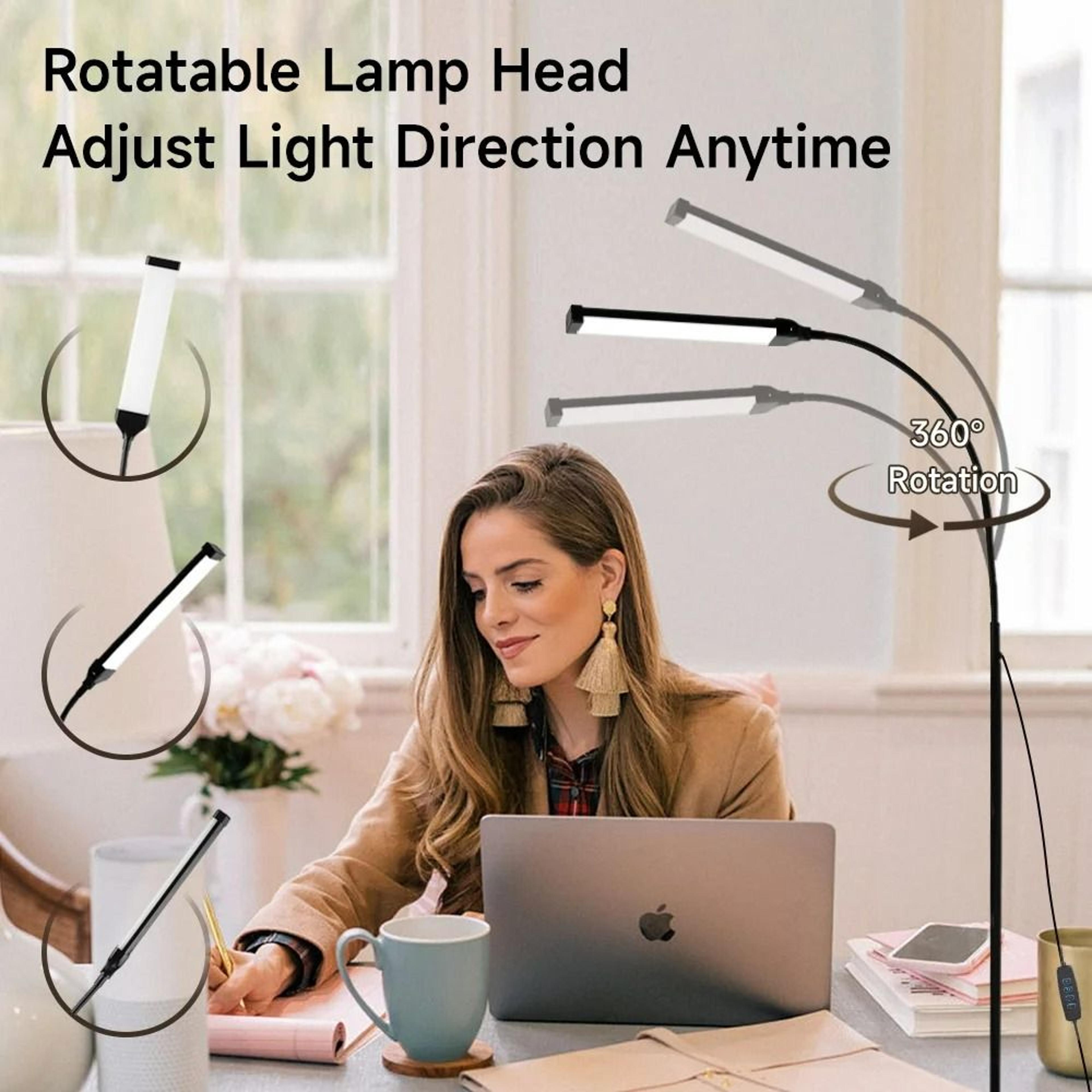 Modern Dimmable Remote Control LED Floor Lamp 3