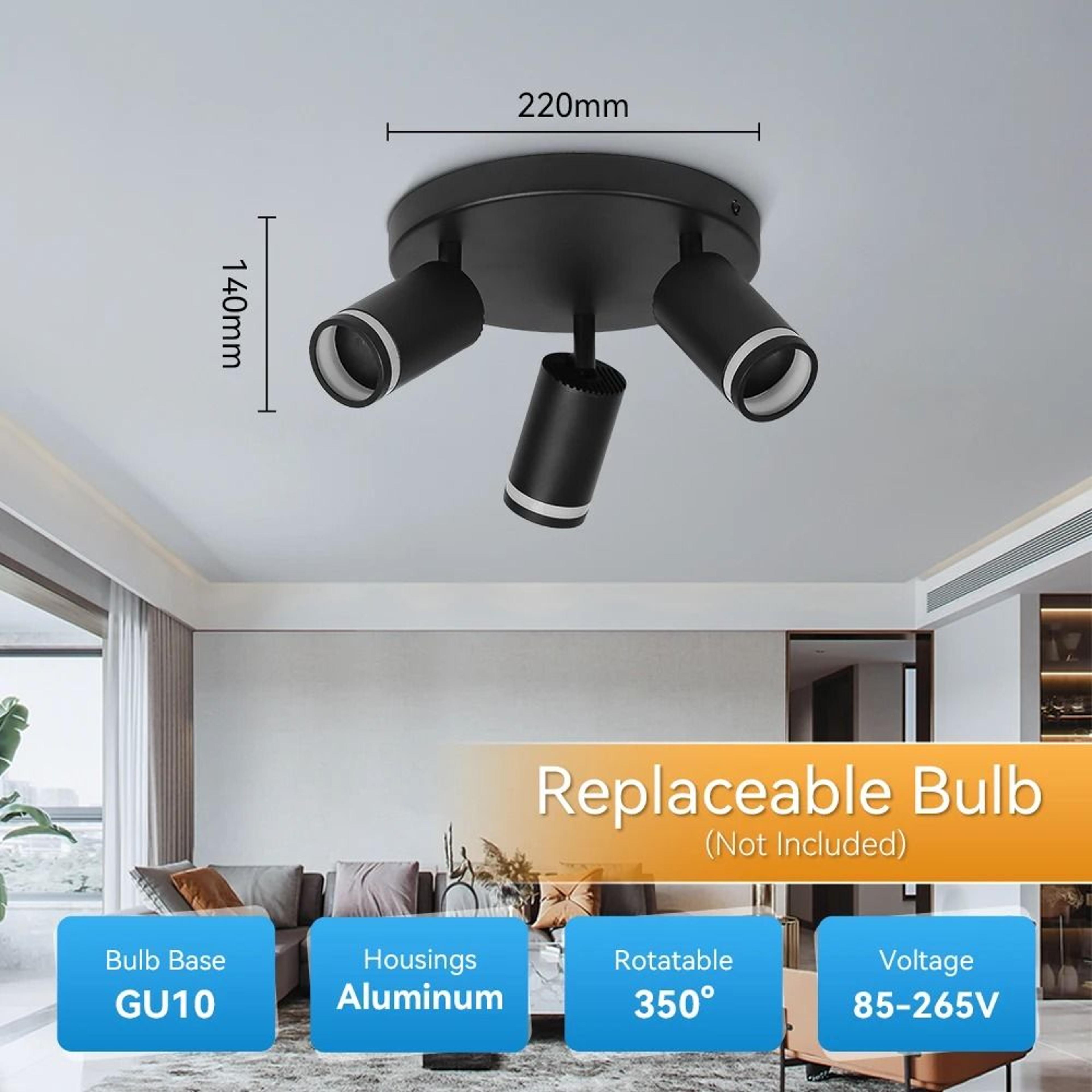 Modern Adjustable Linear Ceiling Spotlight Track Fixture Fixture Only 26