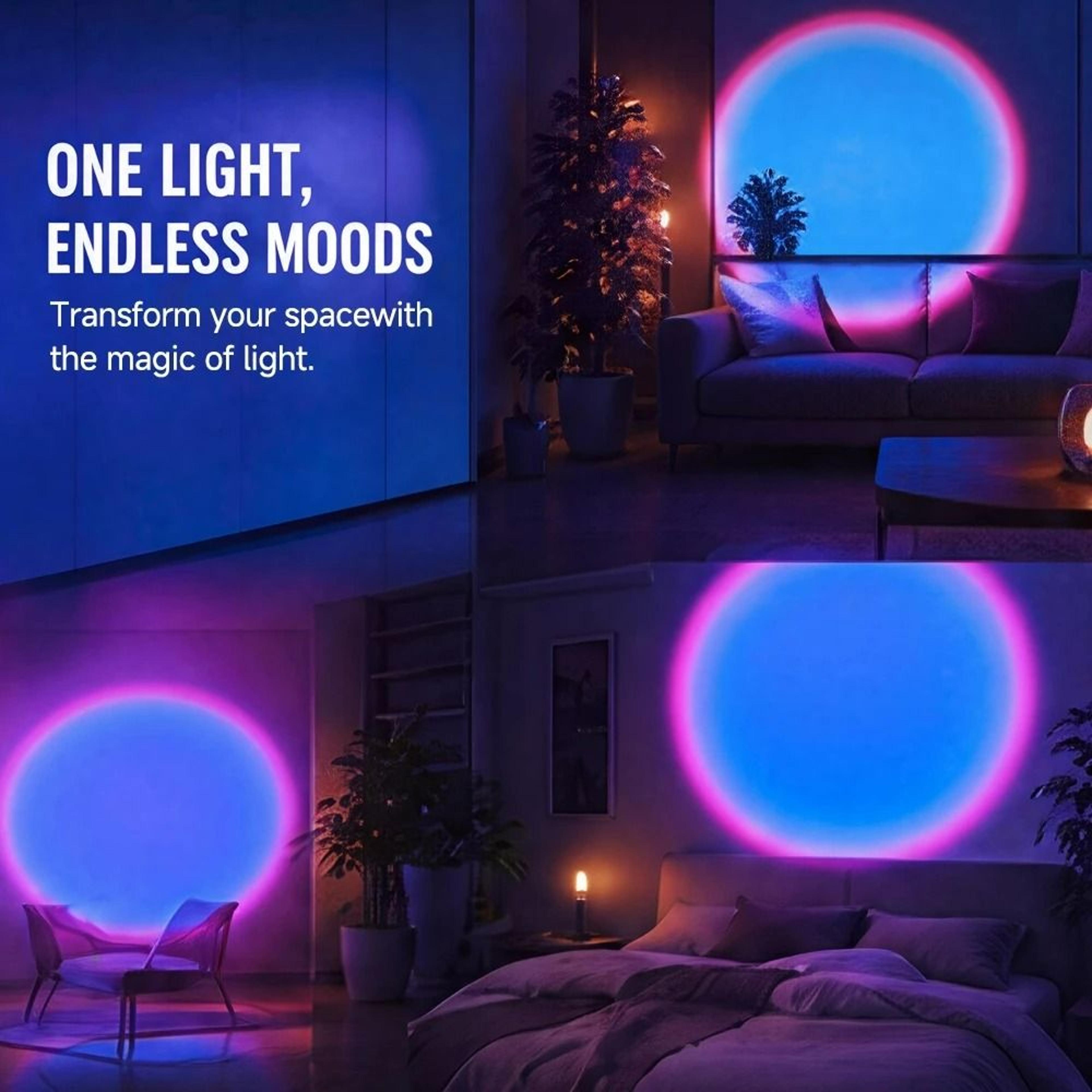 Ambient Sunset Projection LED Ceiling Spotlight 6