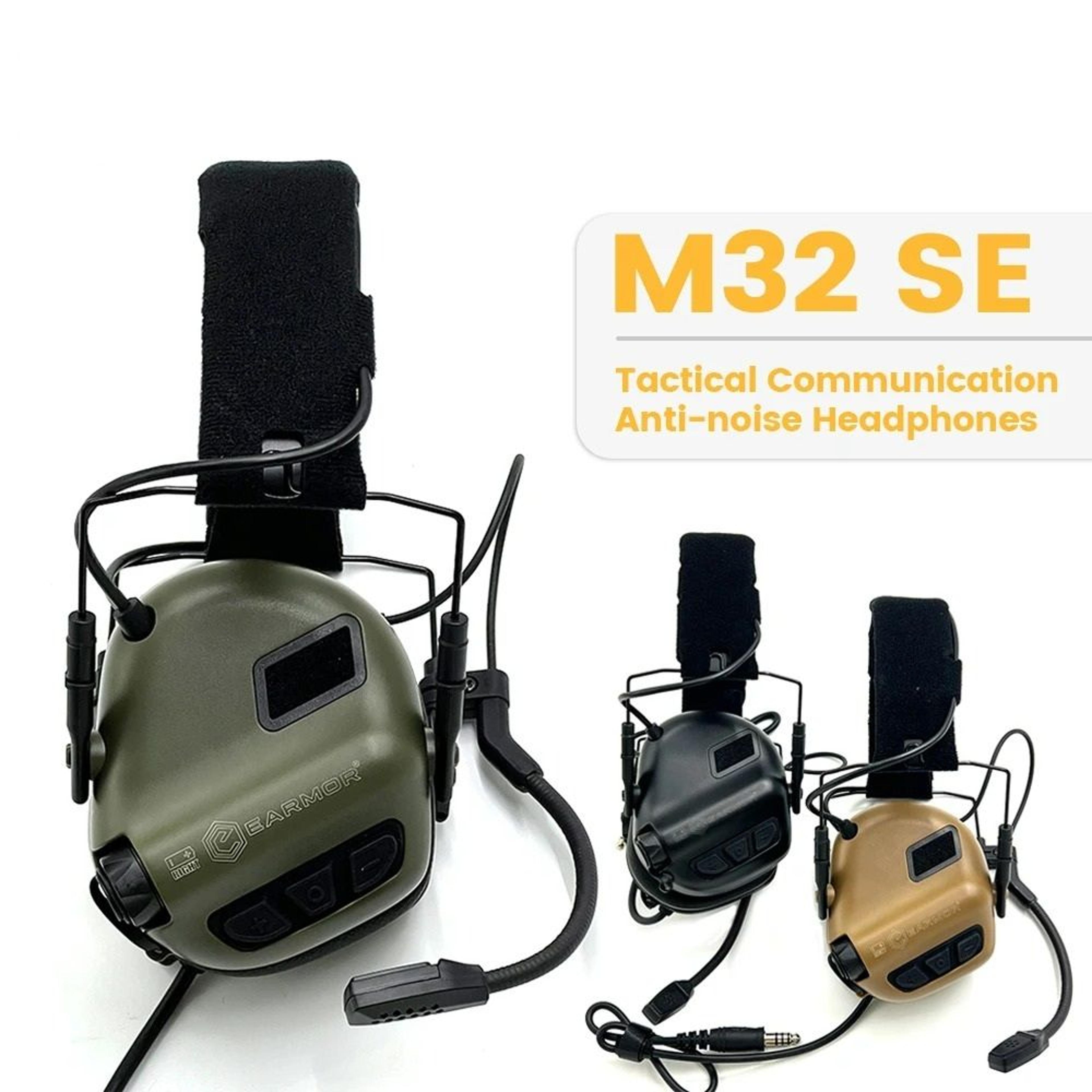 Professional Tactical Electronic Shooting Earmuffs  ARC Rail Headset 4