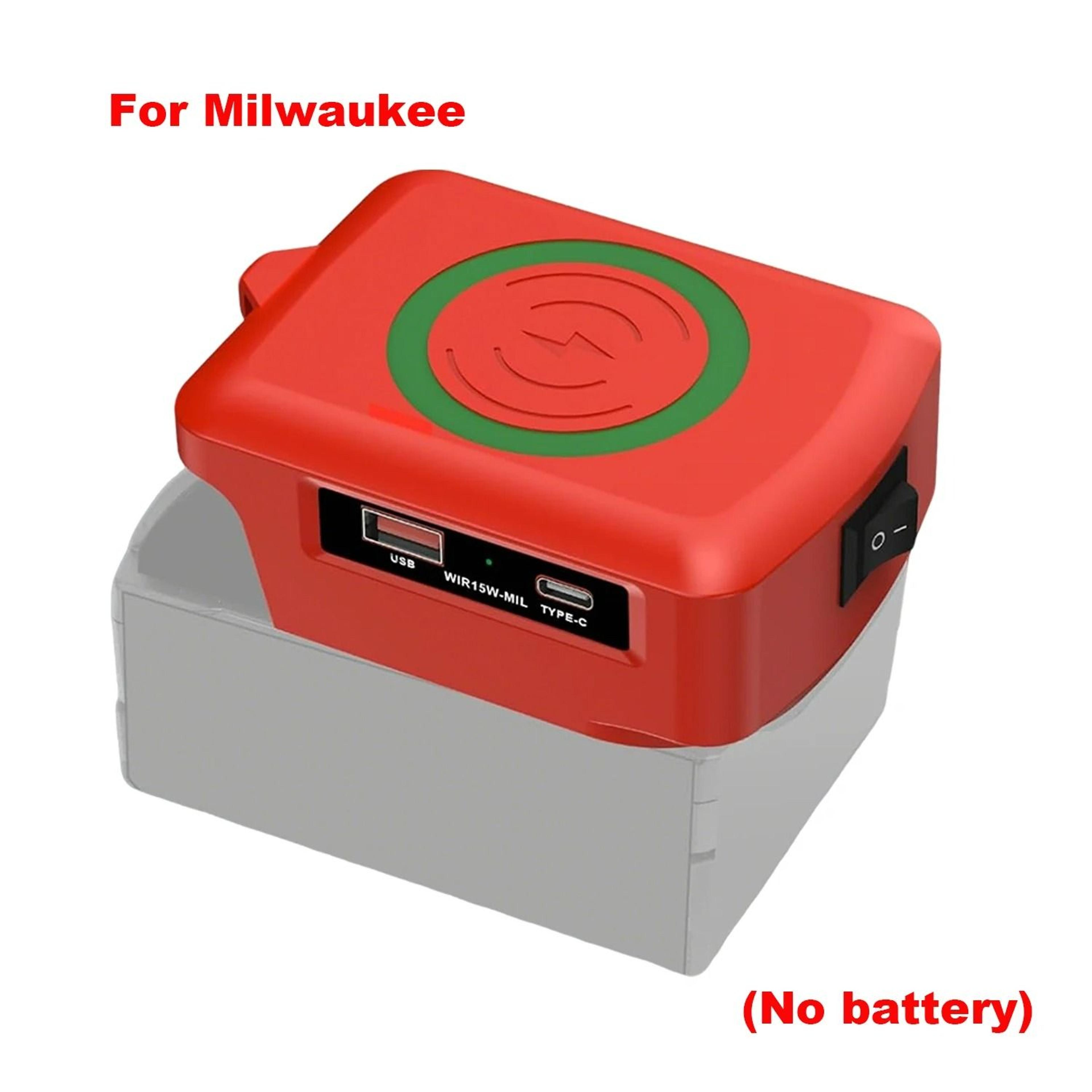 MultiPlatform Wireless Phone Charger  Power Bank Adapter For 18V20V Lithium Batteries 8