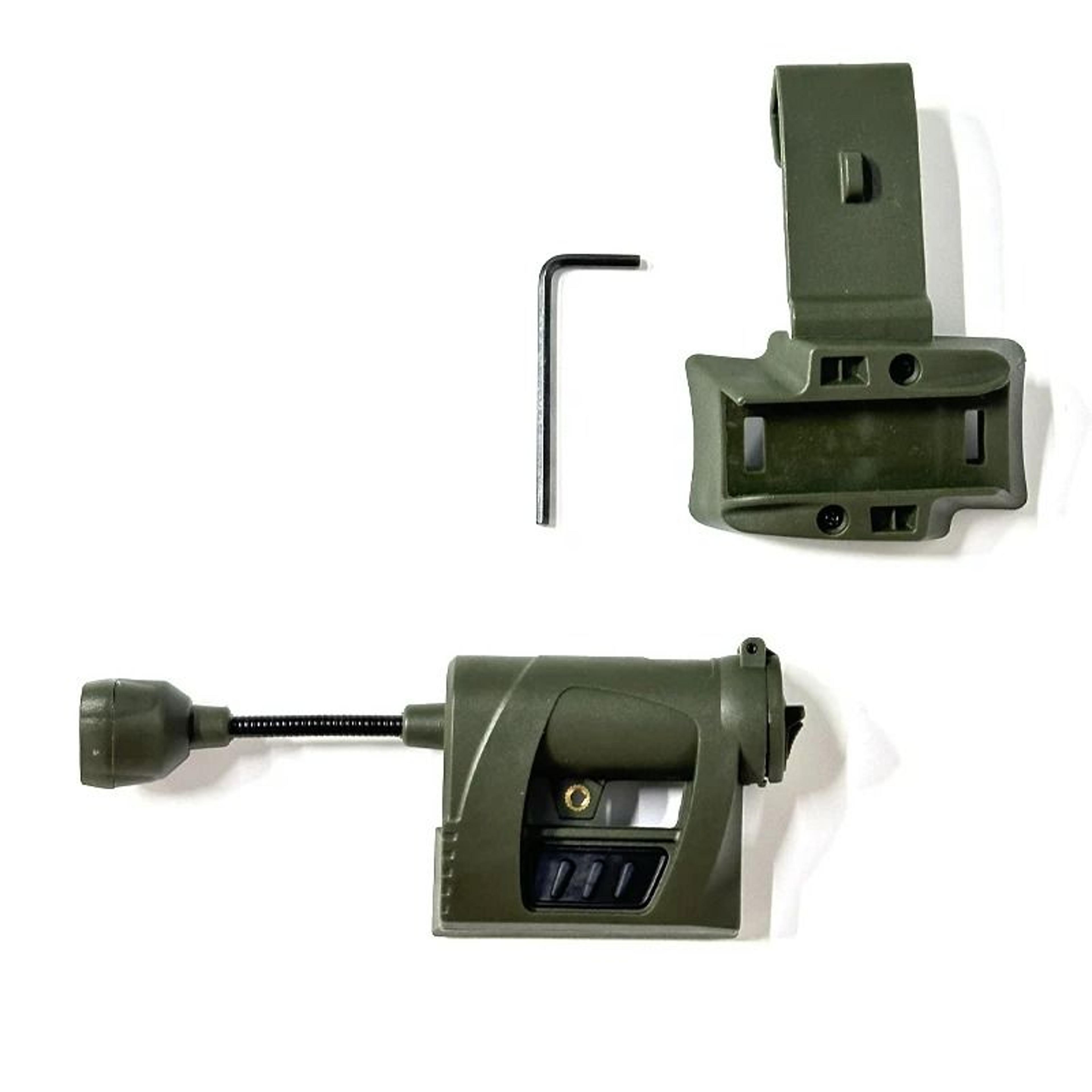 Modular Tactical Helmet Task Light With Flexible Neck  Infrared Mode 7