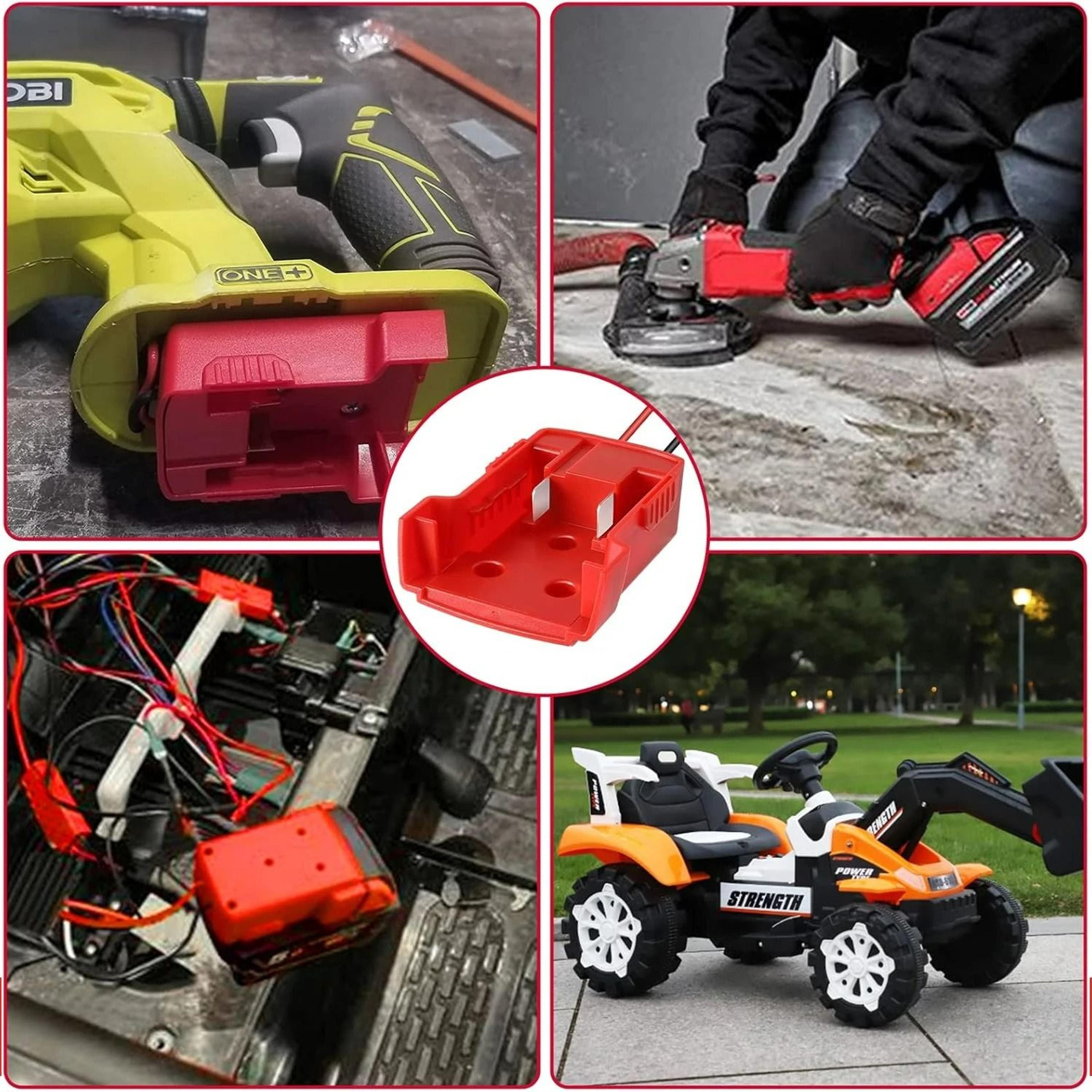 Power Wheel Battery Adapter  Dock Mount Connector For 18V Lithium Batteries 5