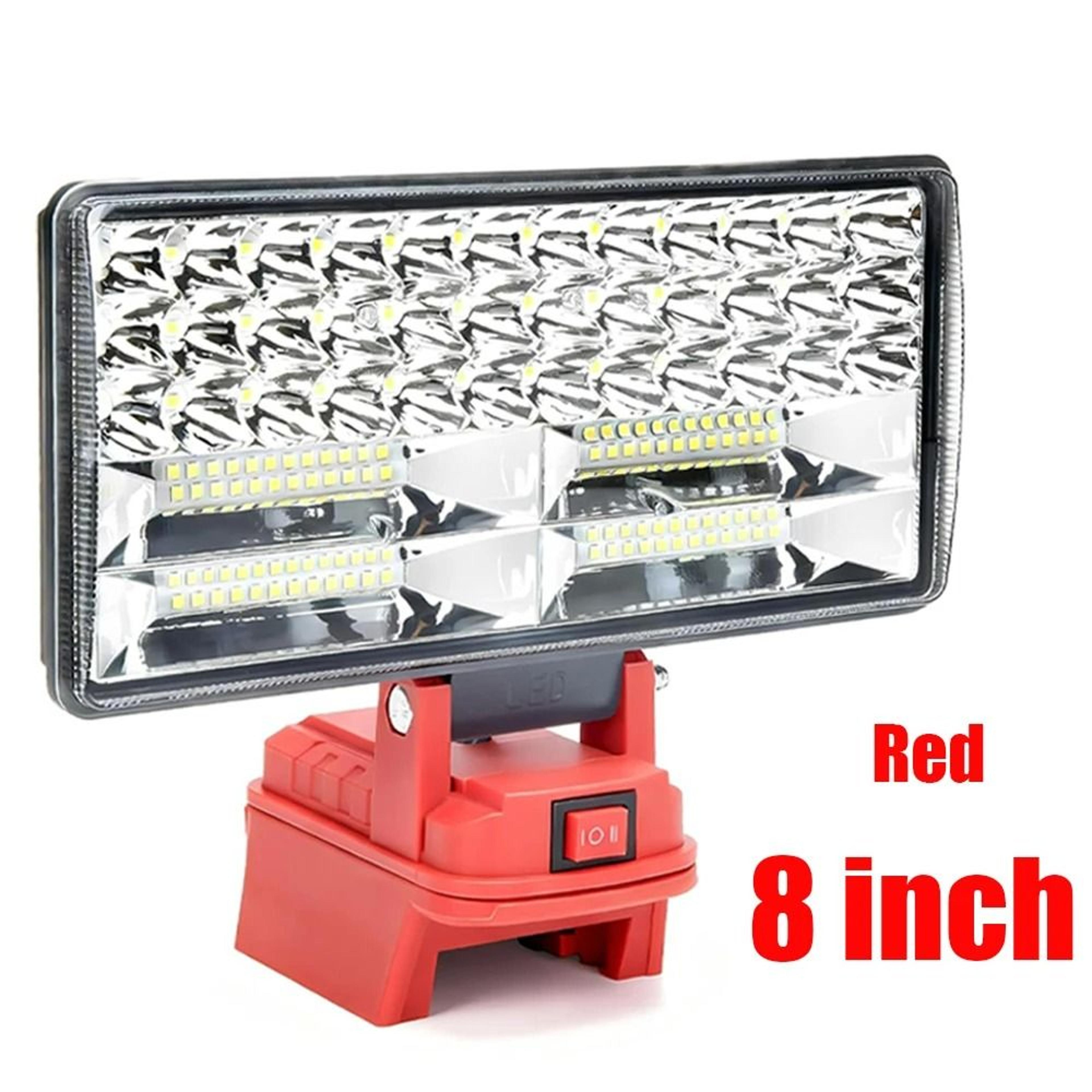 Cordless LED Work Light  Portable Emergency Flood Lamp For 18V Lithium Battery 7
