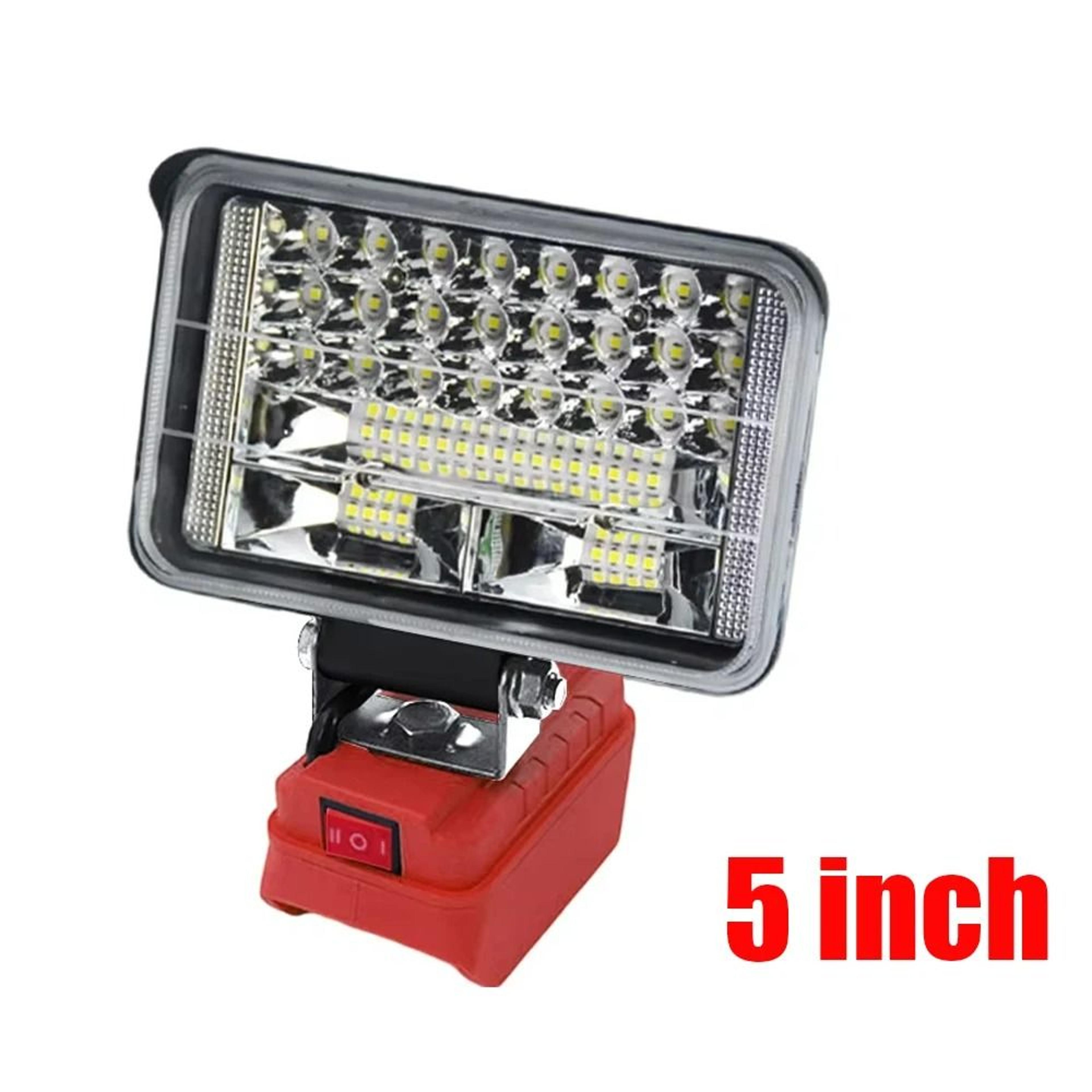 Cordless LED Work Light  Portable Emergency Flood Lamp For 18V Lithium Battery 8