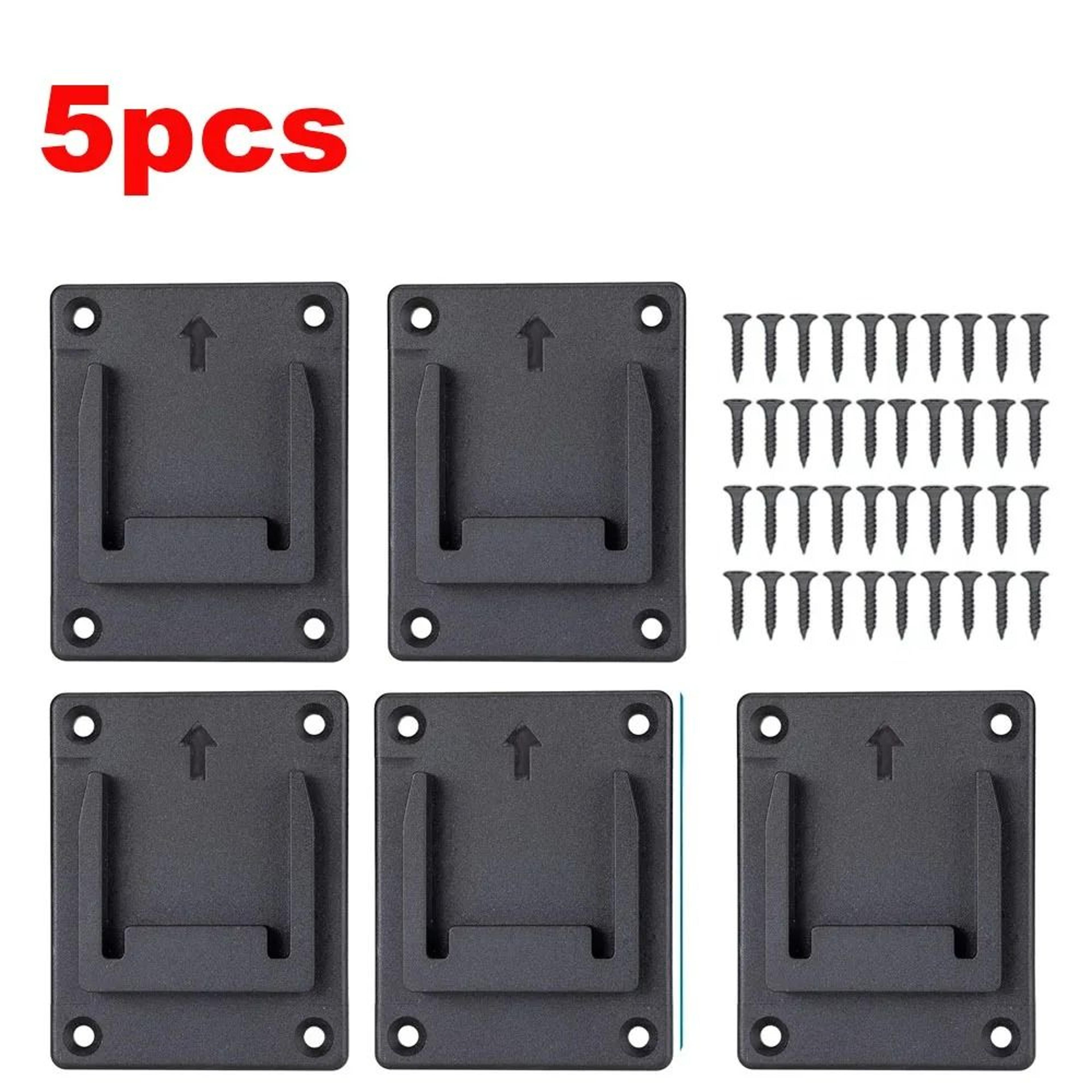 5Pack HeavyDuty Cordless Tool Mounts  Wall Storage Brackets For 18V Tools 7