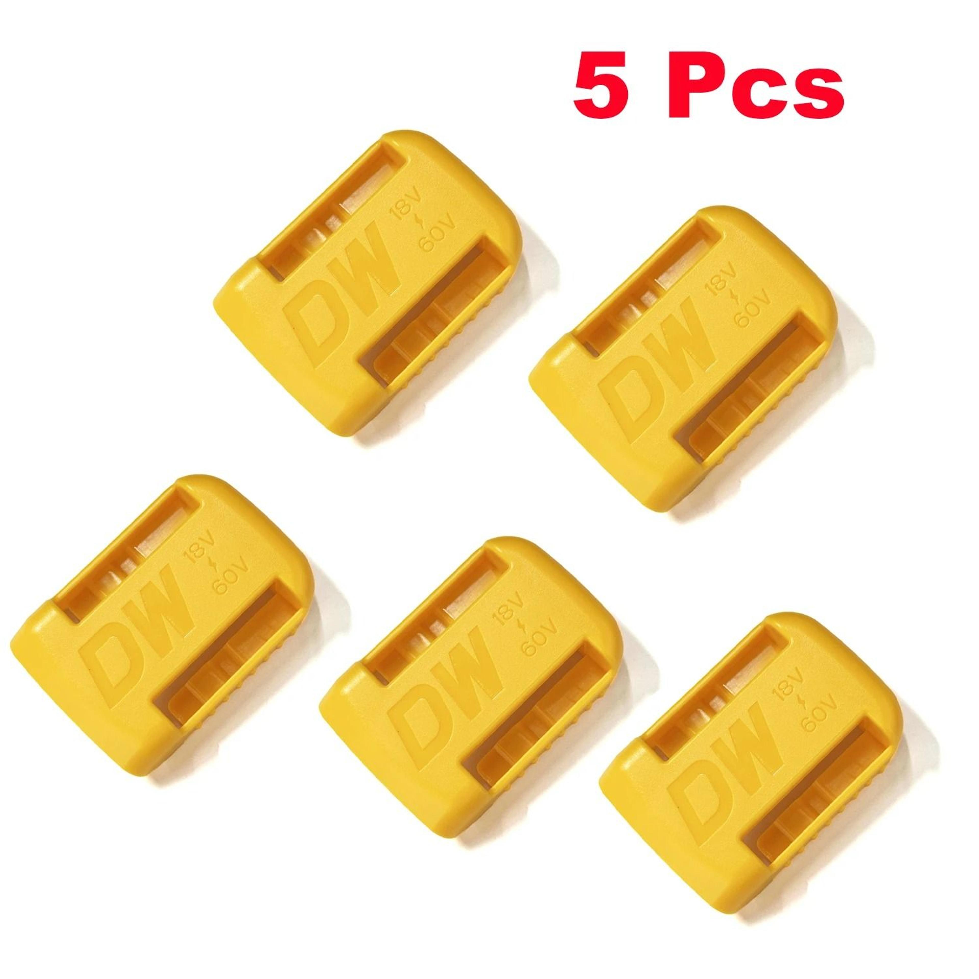 5Pack HeavyDuty Battery Storage Mounts  Dock Holder Racks For 18V20V Lithium Batteries 10