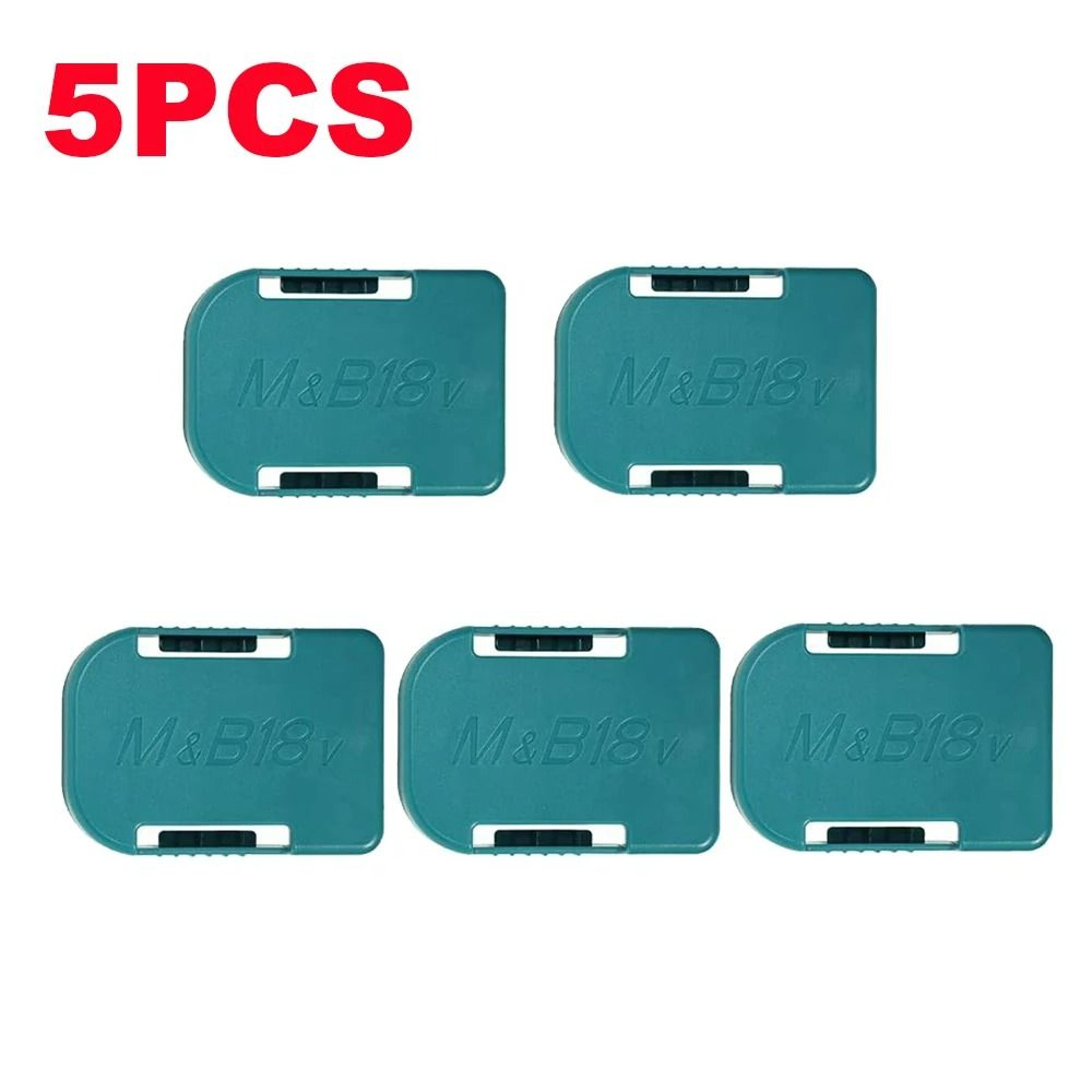 5Pack HeavyDuty Battery Storage Mounts  Dock Holder Racks For 18V20V Lithium Batteries 7