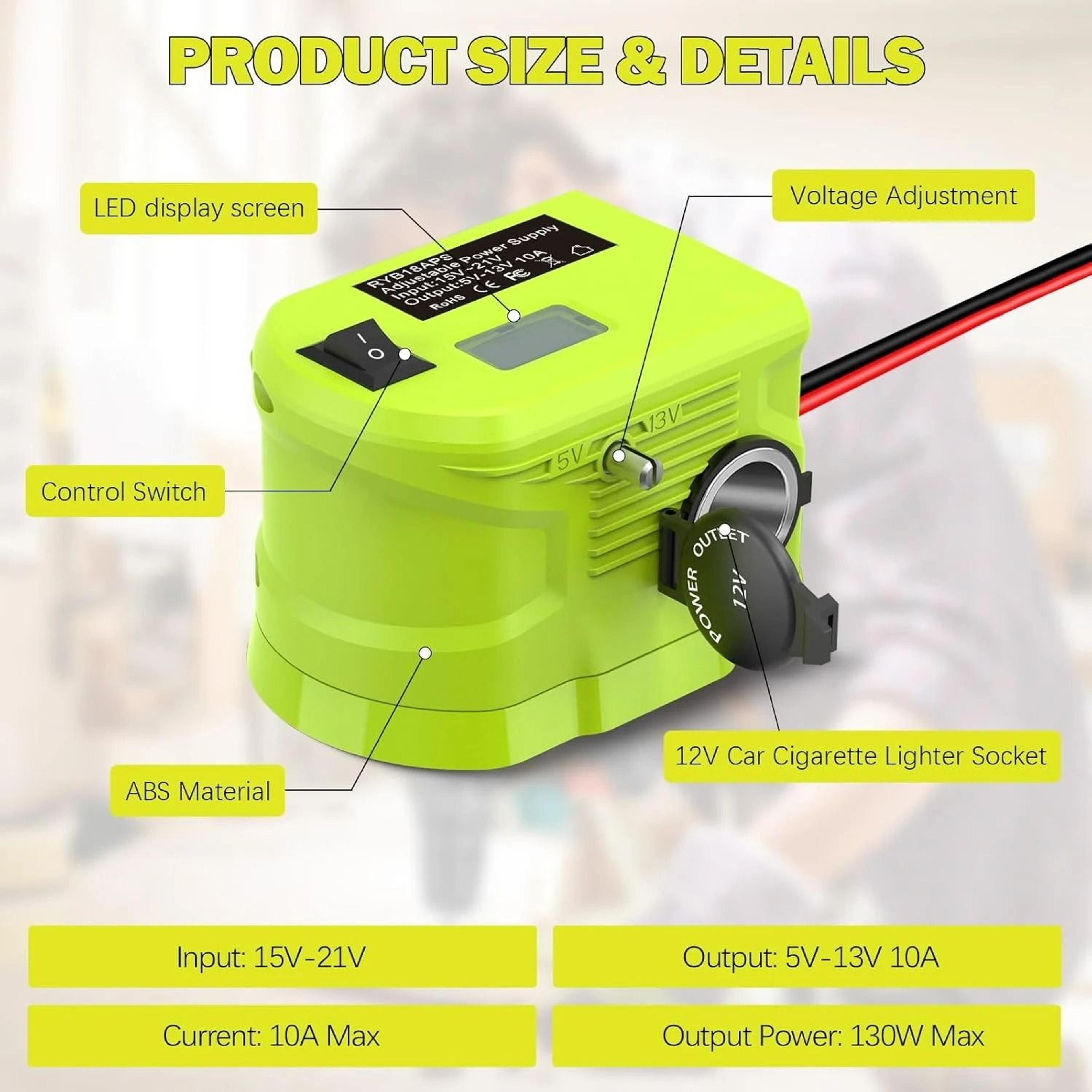 DC 18V To DC 12V StepDown Voltage Converter For 18V Lithium Batteries 1