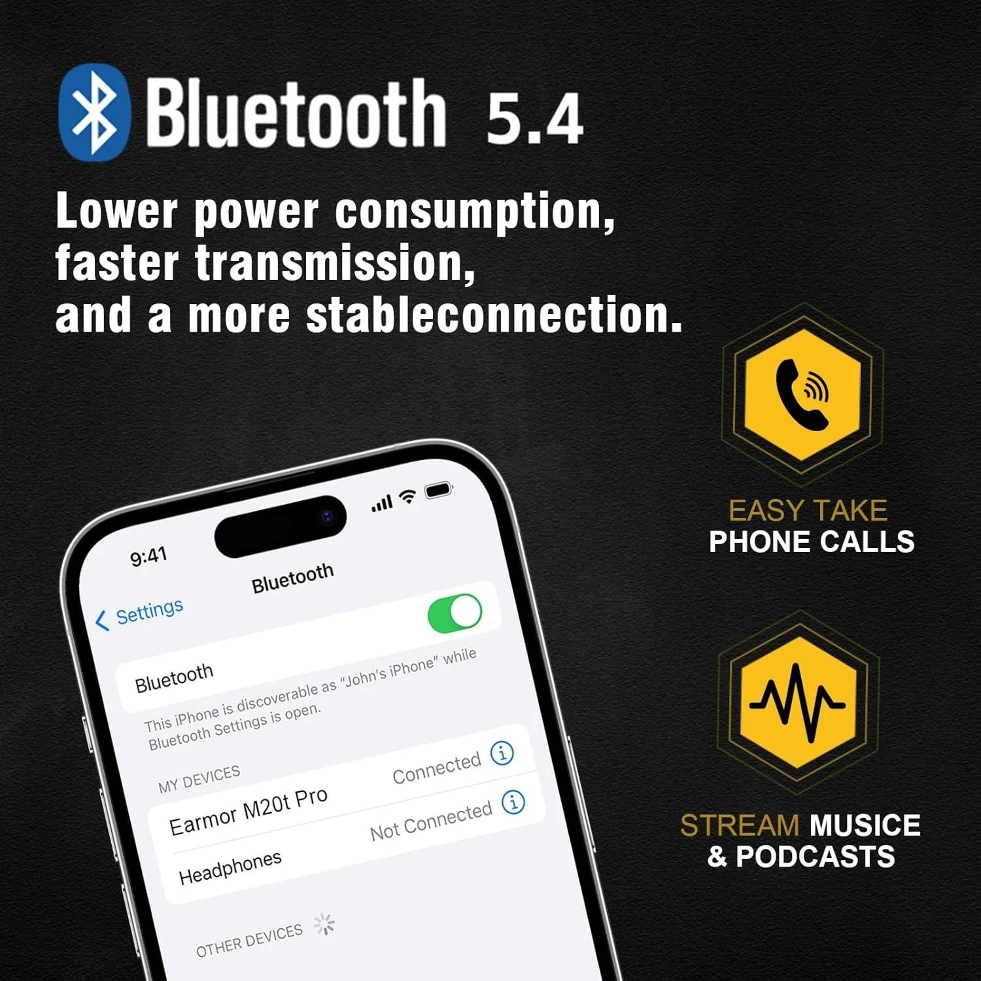 InEar Electronic Tactical Hearing Protection Earbuds With Bluetooth  Ambient Sound Amplification 3
