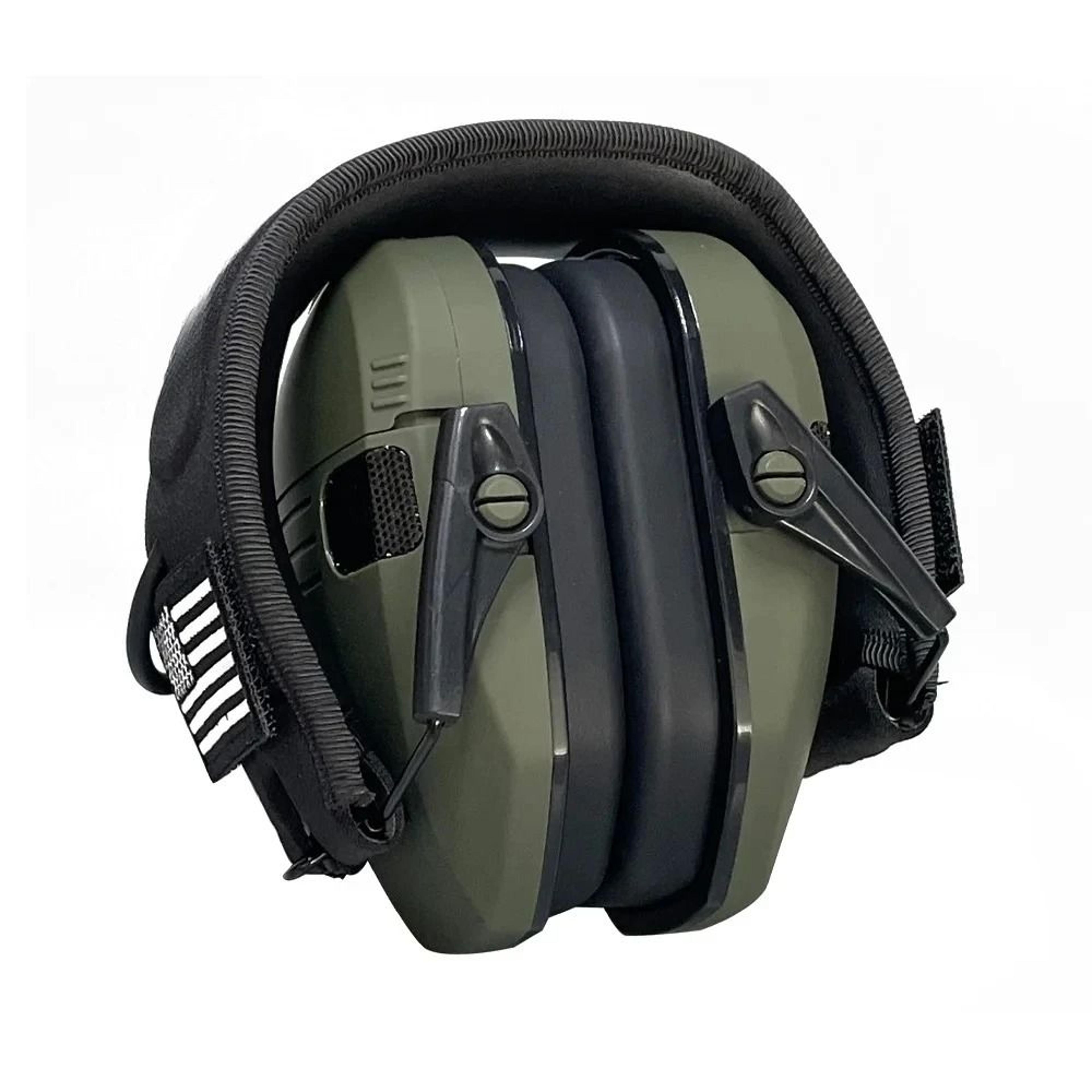 Active HelmetMounted Electronic Hearing Protection Headset  RailMounted Sound Amplification Earmuff 6