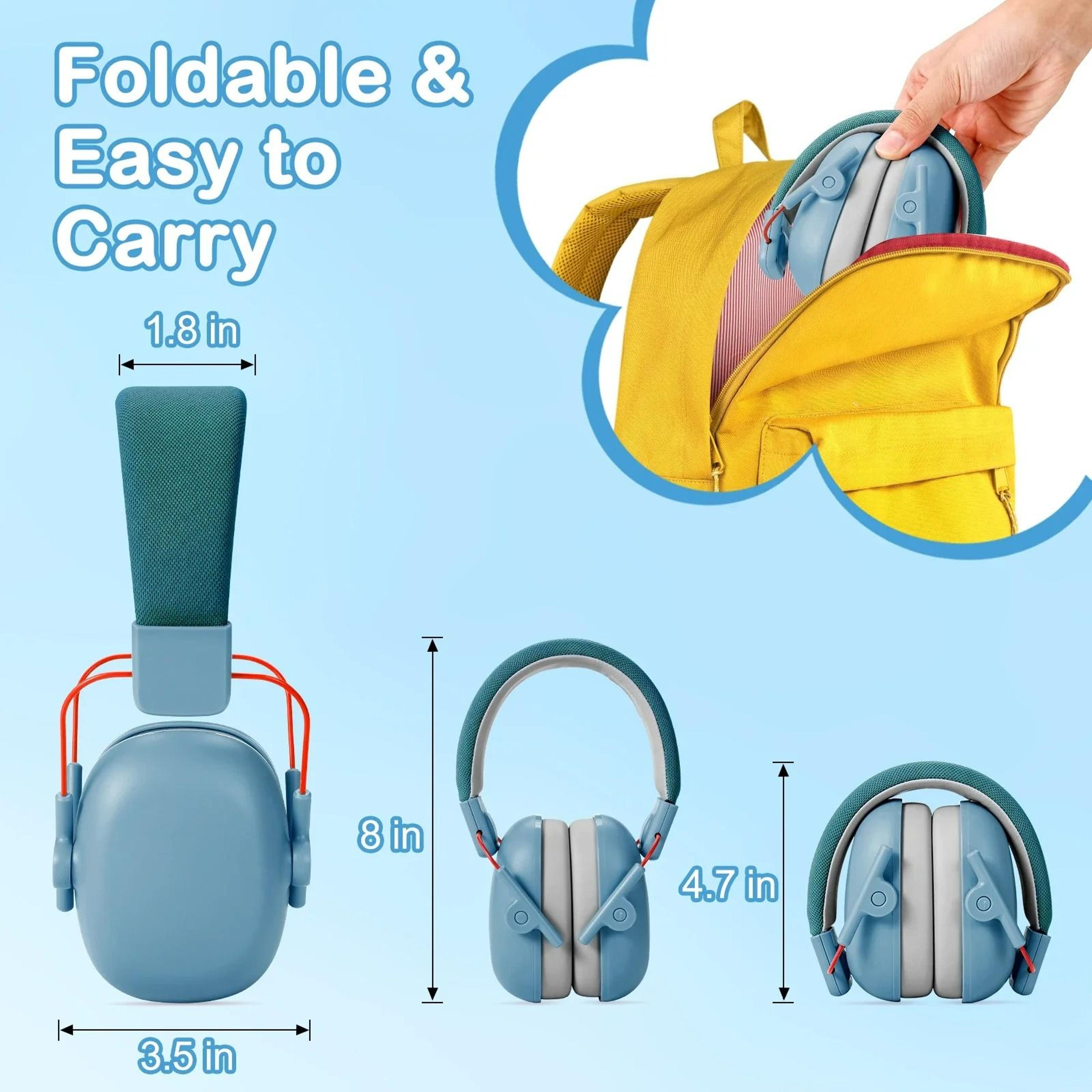 Kids NoiseCanceling Hearing Protection Earmuffs  Sensory Ear Defenders For Children 4