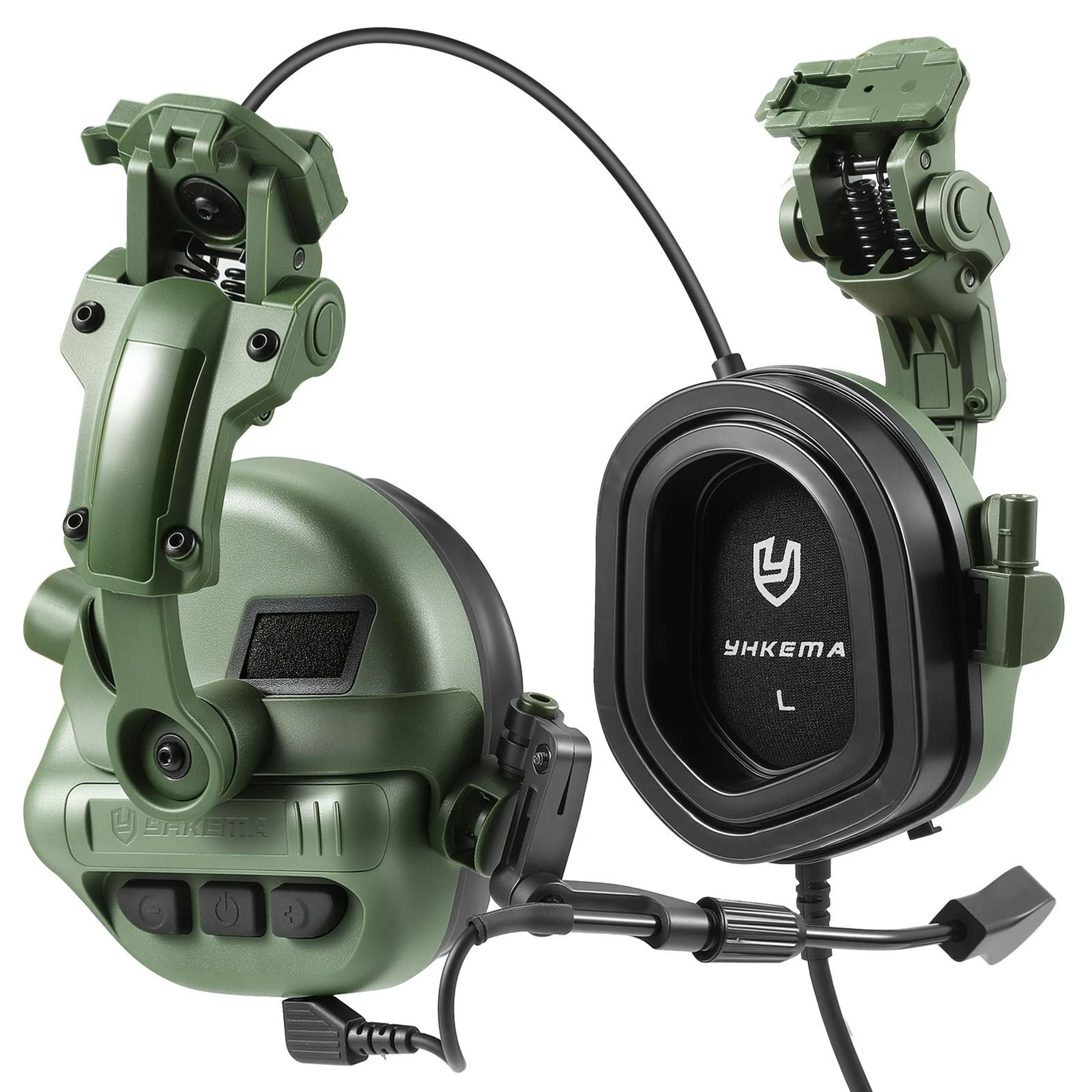 Tactical Active NoiseCancelling Electronic Shooting Earmuffs  HelmetCompatible Communication Headse 6