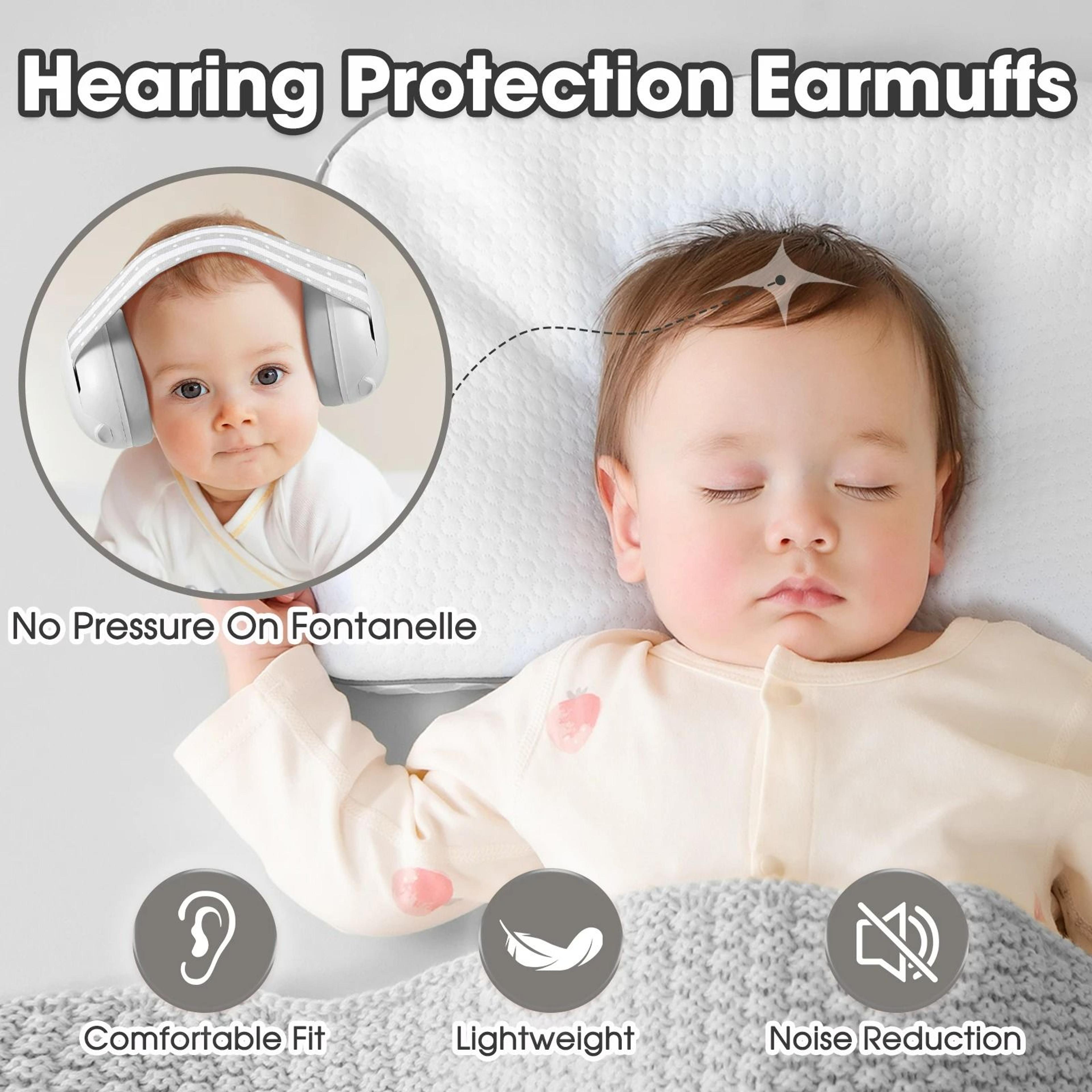 Adjustable NoiseReduction Hearing Protection Earmuffs For Babies Toddlers  Children 5
