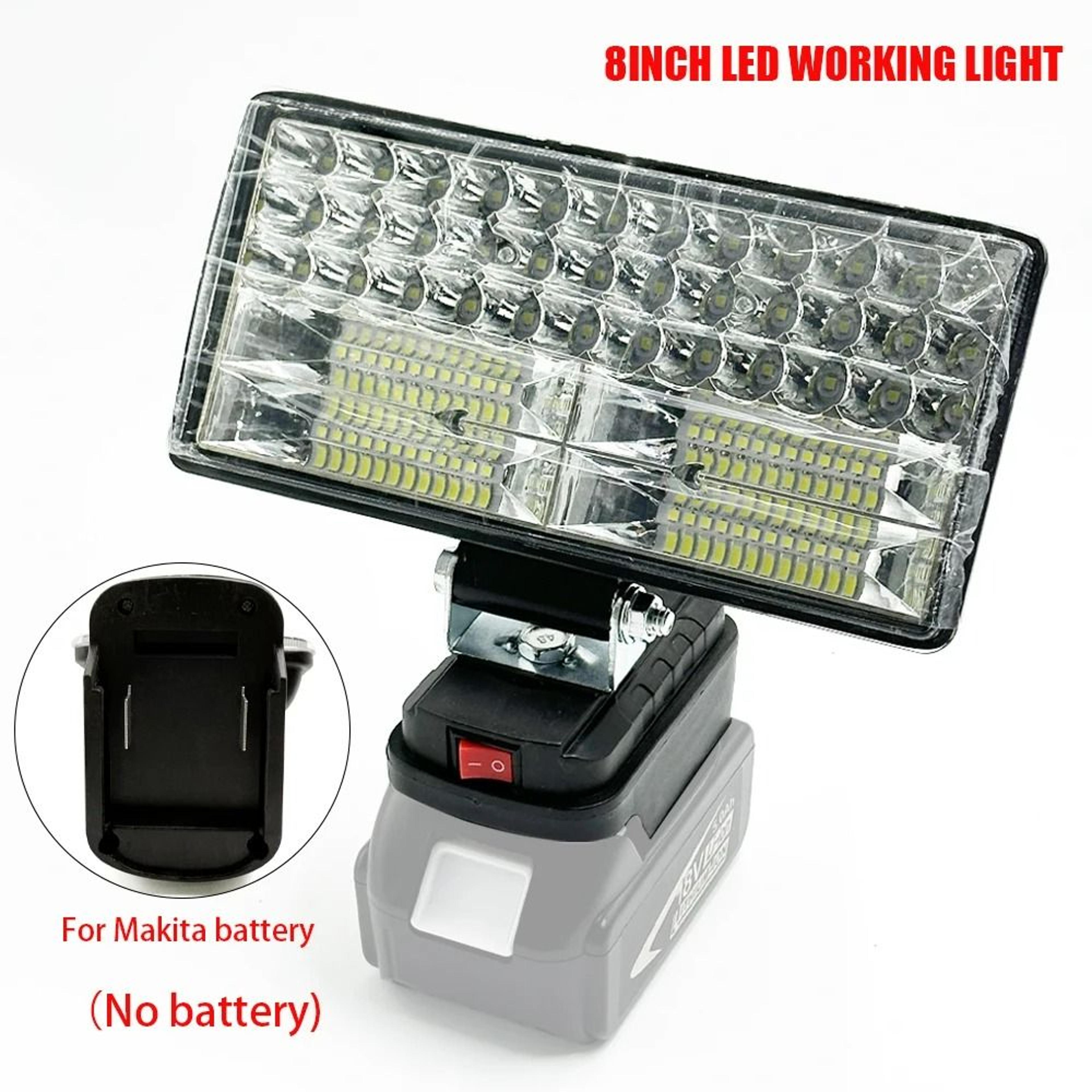 8Inch HighOutput Cordless LED Work Light  Emergency Flood Lamp For 18V Lithium Batteries 1