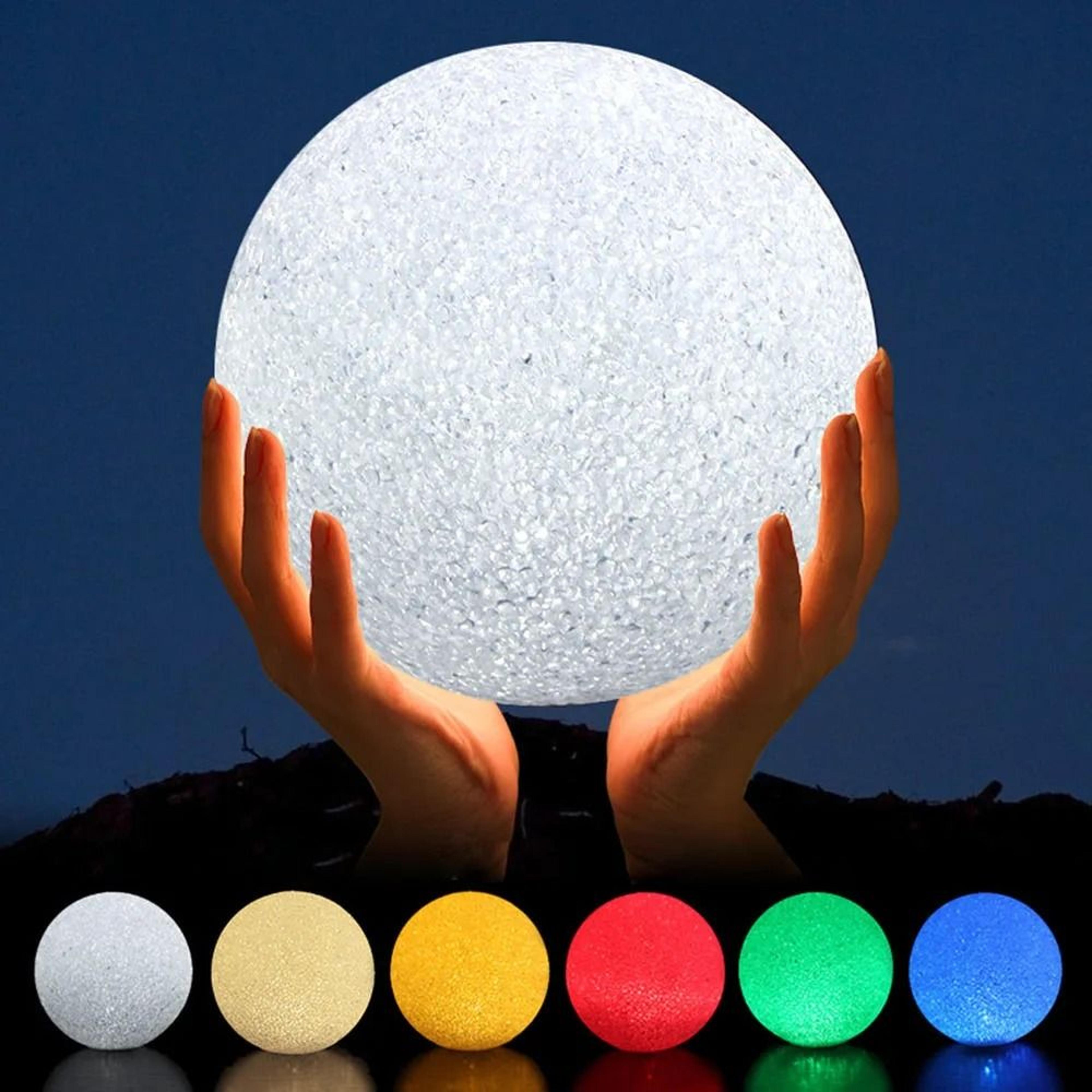 luminous hand-holding crystal ball led night light lamp