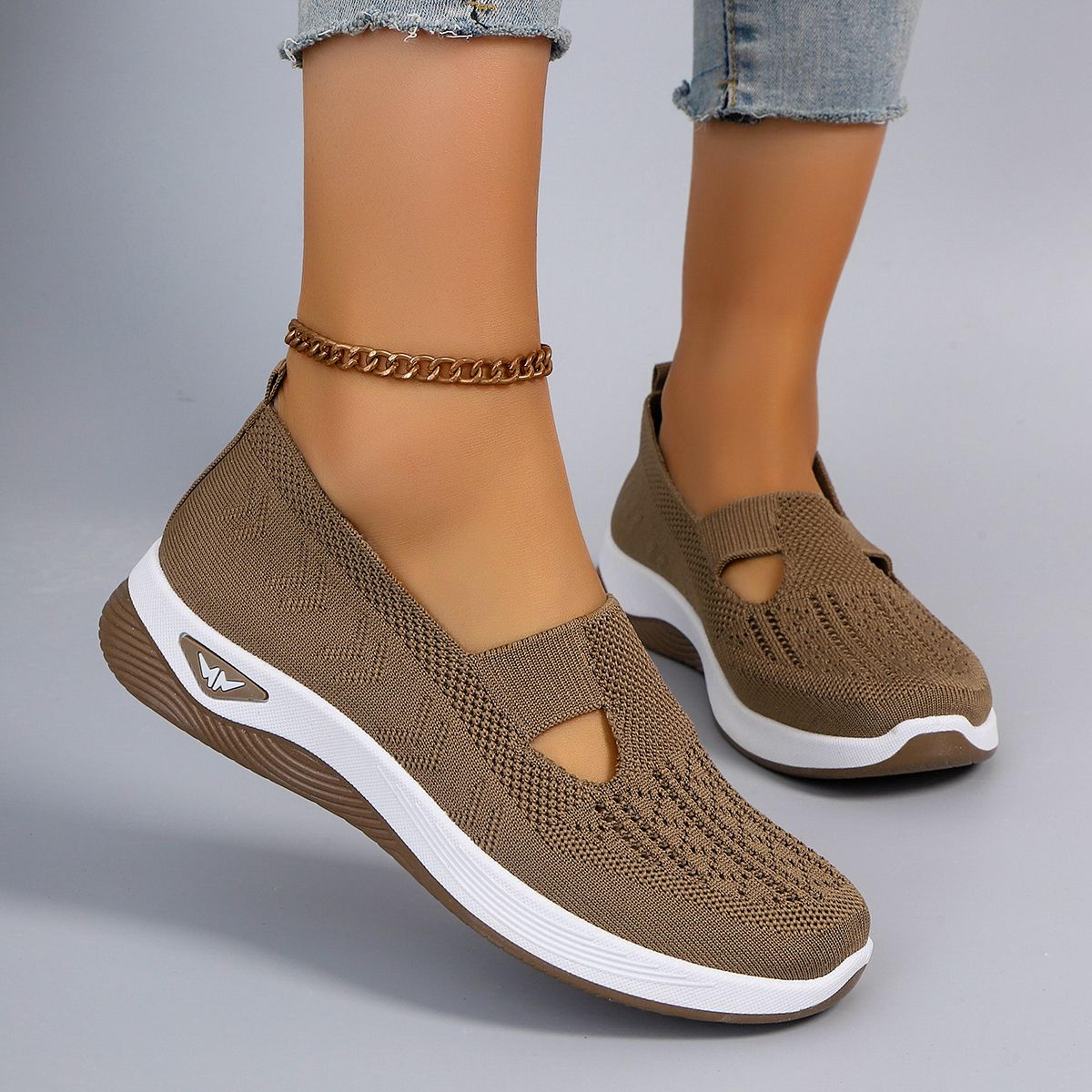 AirStride Womens Lightweight Breathable NonSlip Sneakers 10