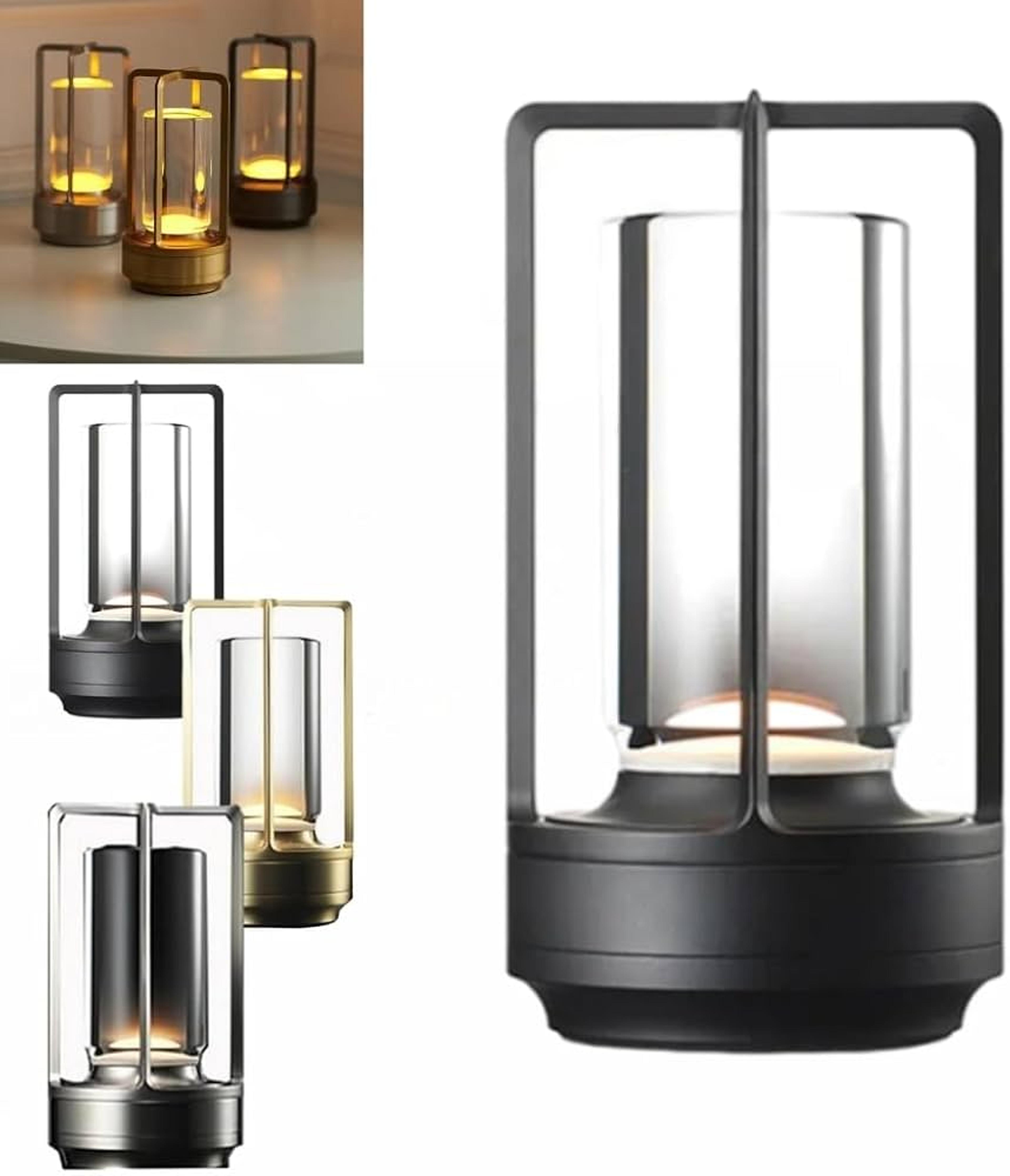 Crystal Touch LED Table Lamp  Rechargeable Ambient Light For Home Dining  Camping 1
