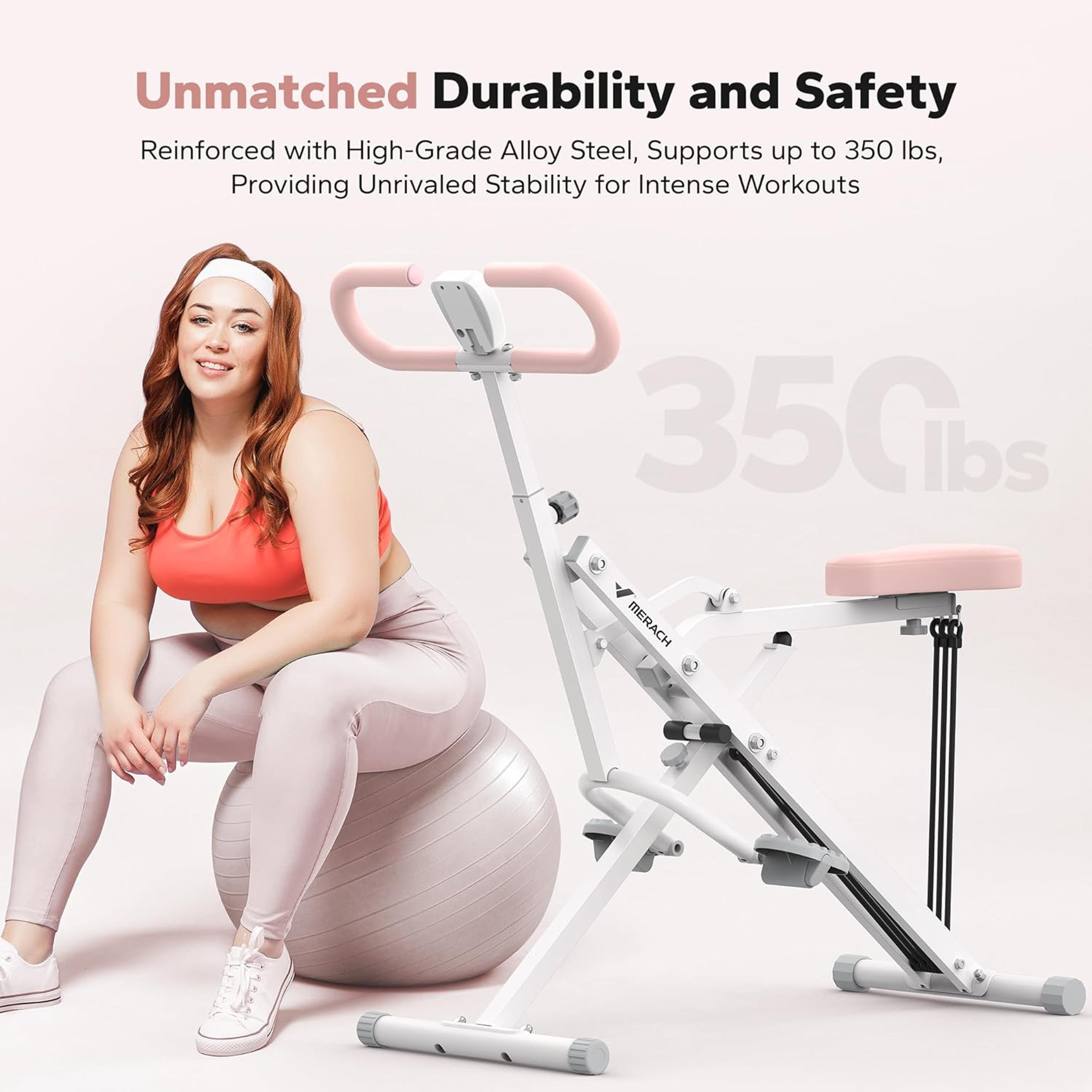 MERACH 2in1 Squat And Rowing Machine  Foldable Glute  Leg Trainer For Home Workouts 1