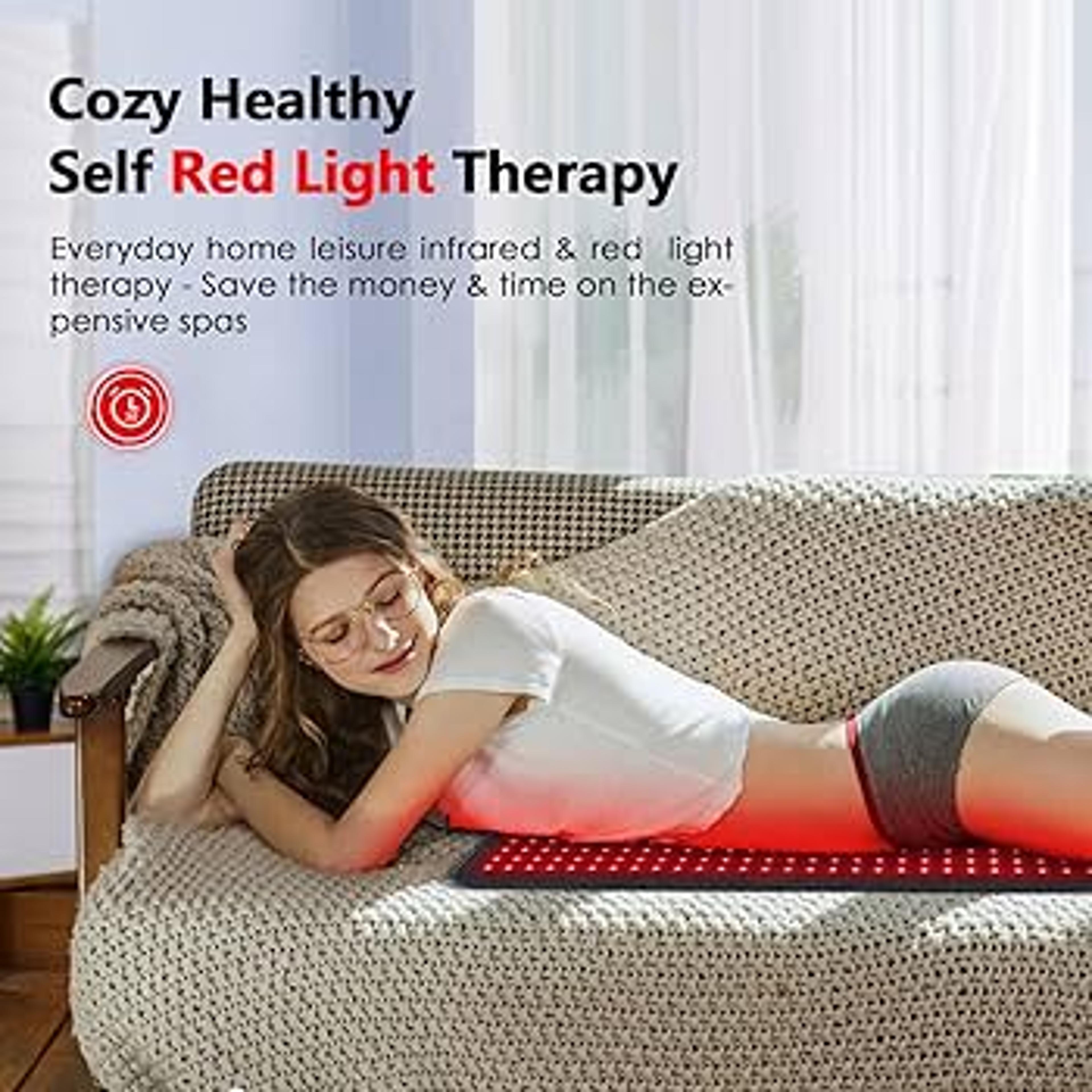 ThermaFlex Infrared Heating Massage Belt  Red Light Therapy Pad For Lumbar  Muscle Pain Relief 3