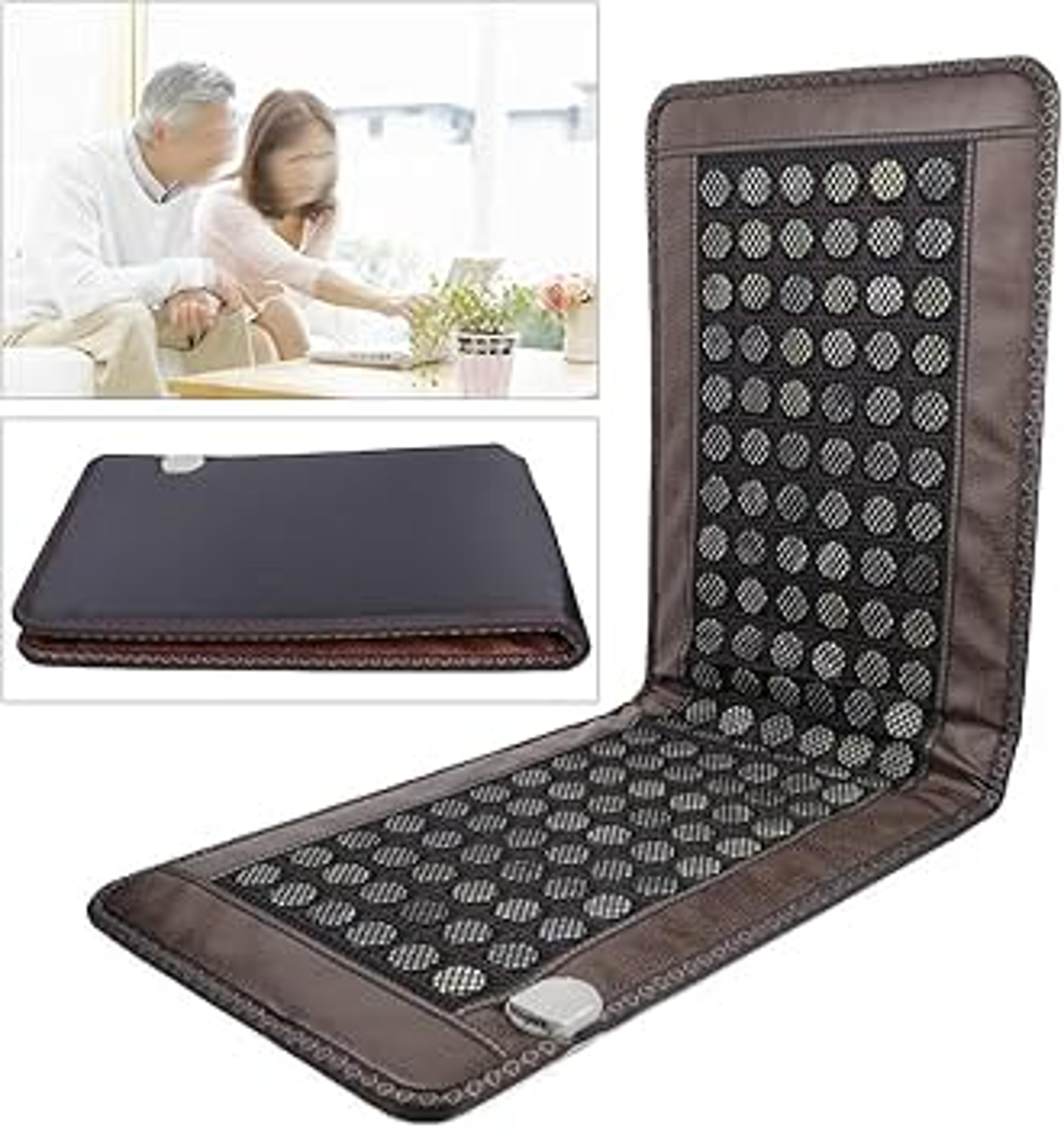 ThermaStone Far Infrared Heating Mat  FullBody Jade And Tourmaline Heat Therapy Pad For Deep Relaxa 2