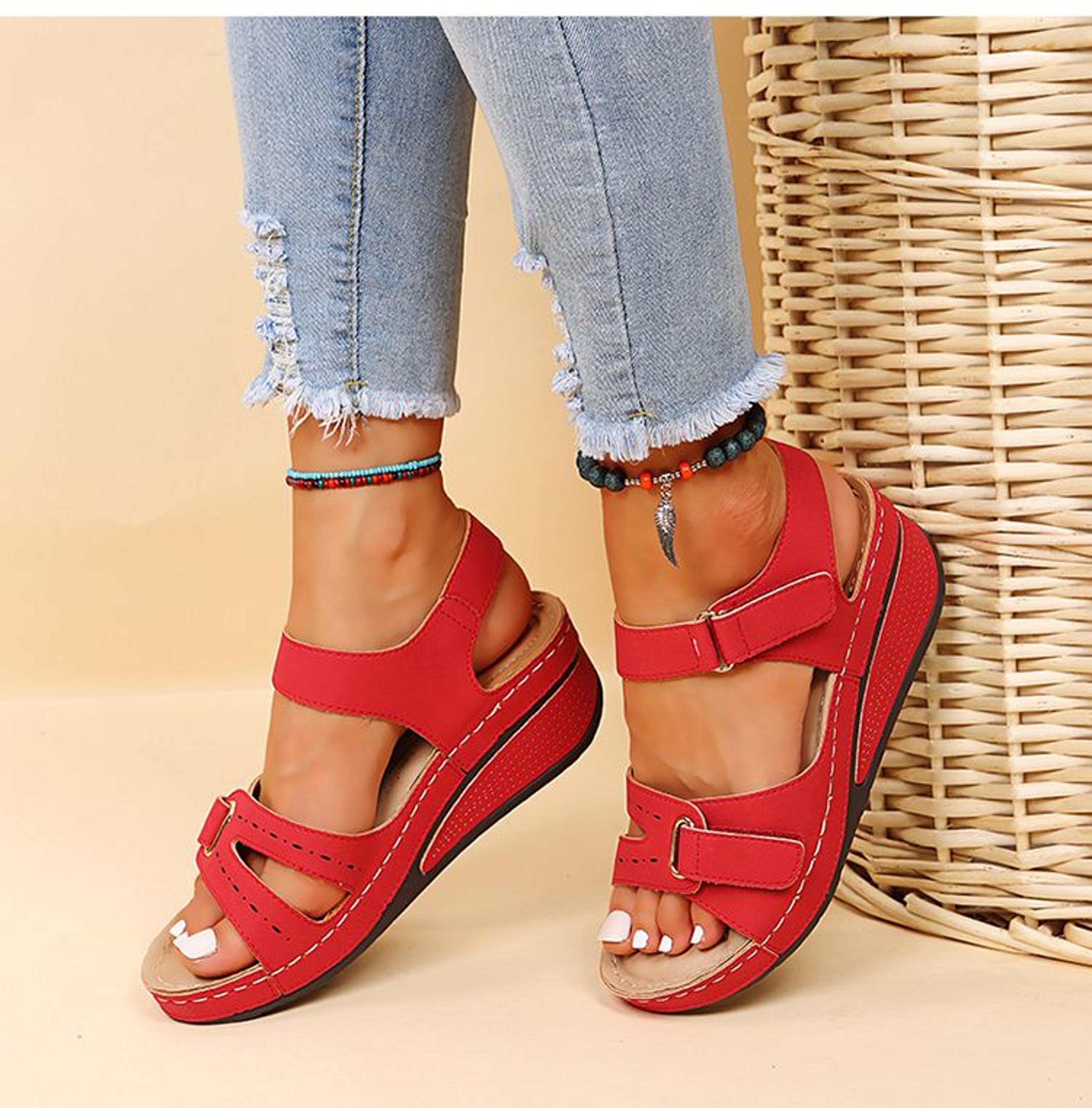 CloudLift Comfort Wedge Sandals  Lightweight NonSlip Platform Sandals For Women 5