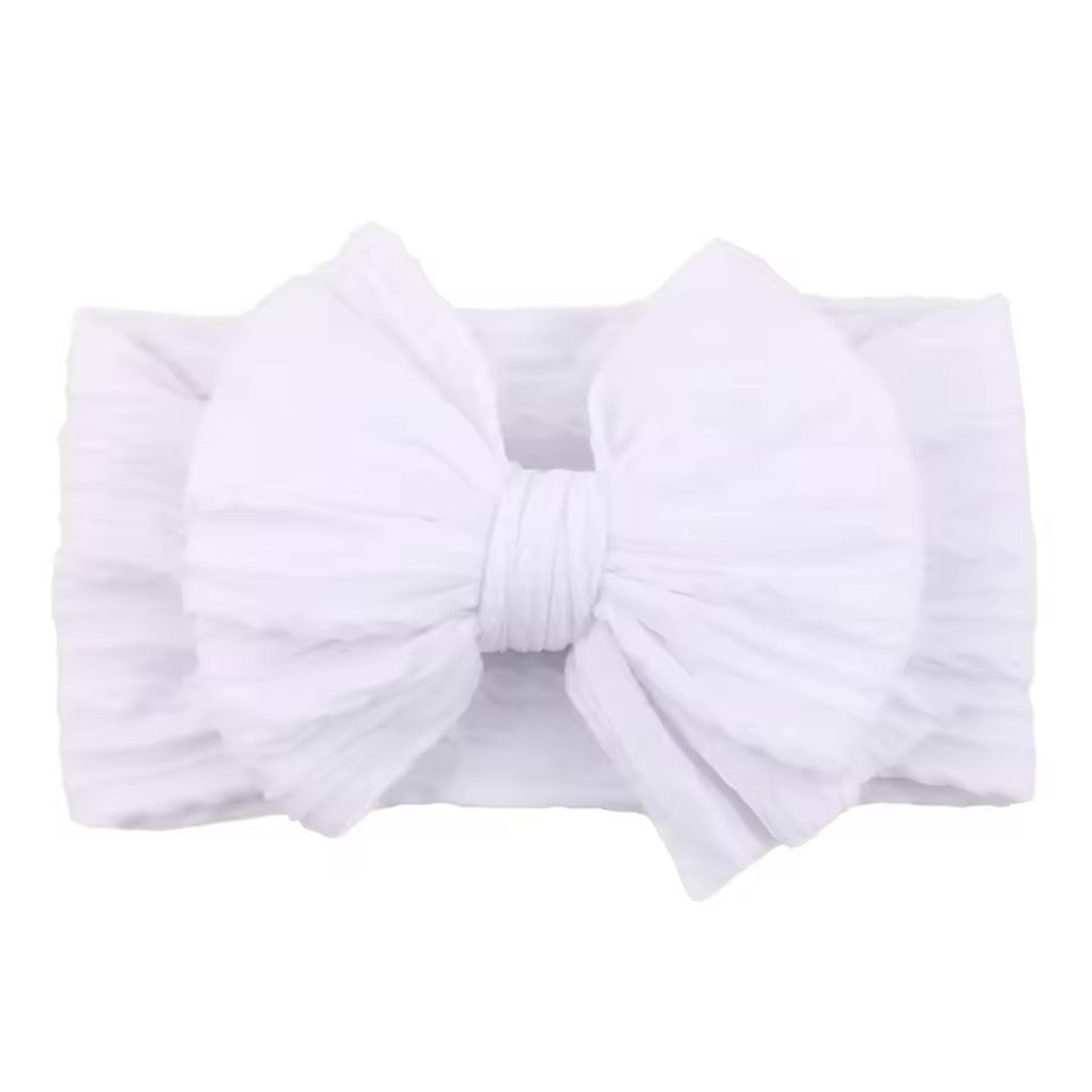 Soft Nylon Baby Headbands With Bow  Stretchy Newborn  Infant Hair Accessories For Girls And Boys 7