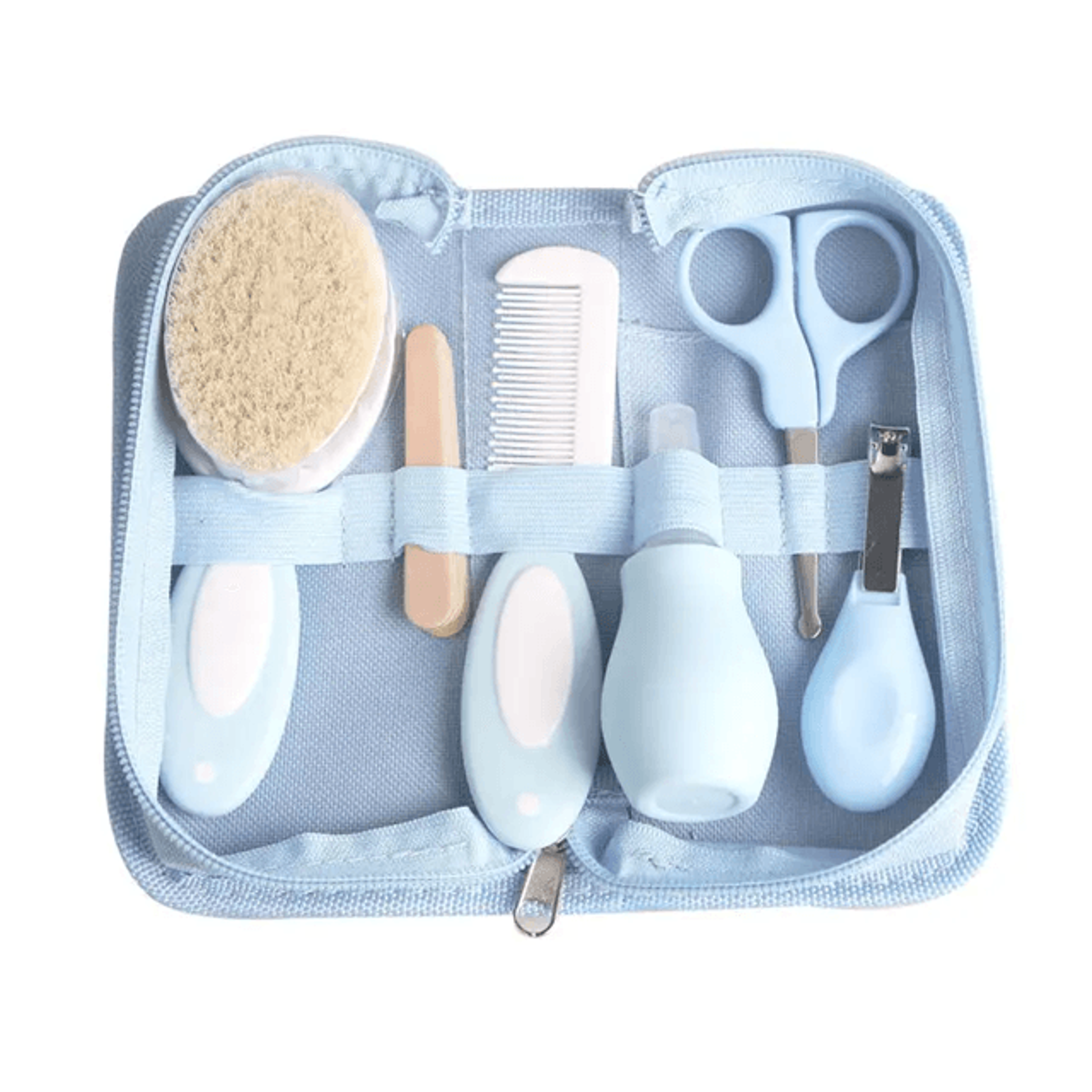 6Piece Baby Grooming Kit  Newborn Care Set With Nail Clippers Nasal Aspirator Brush  More 0