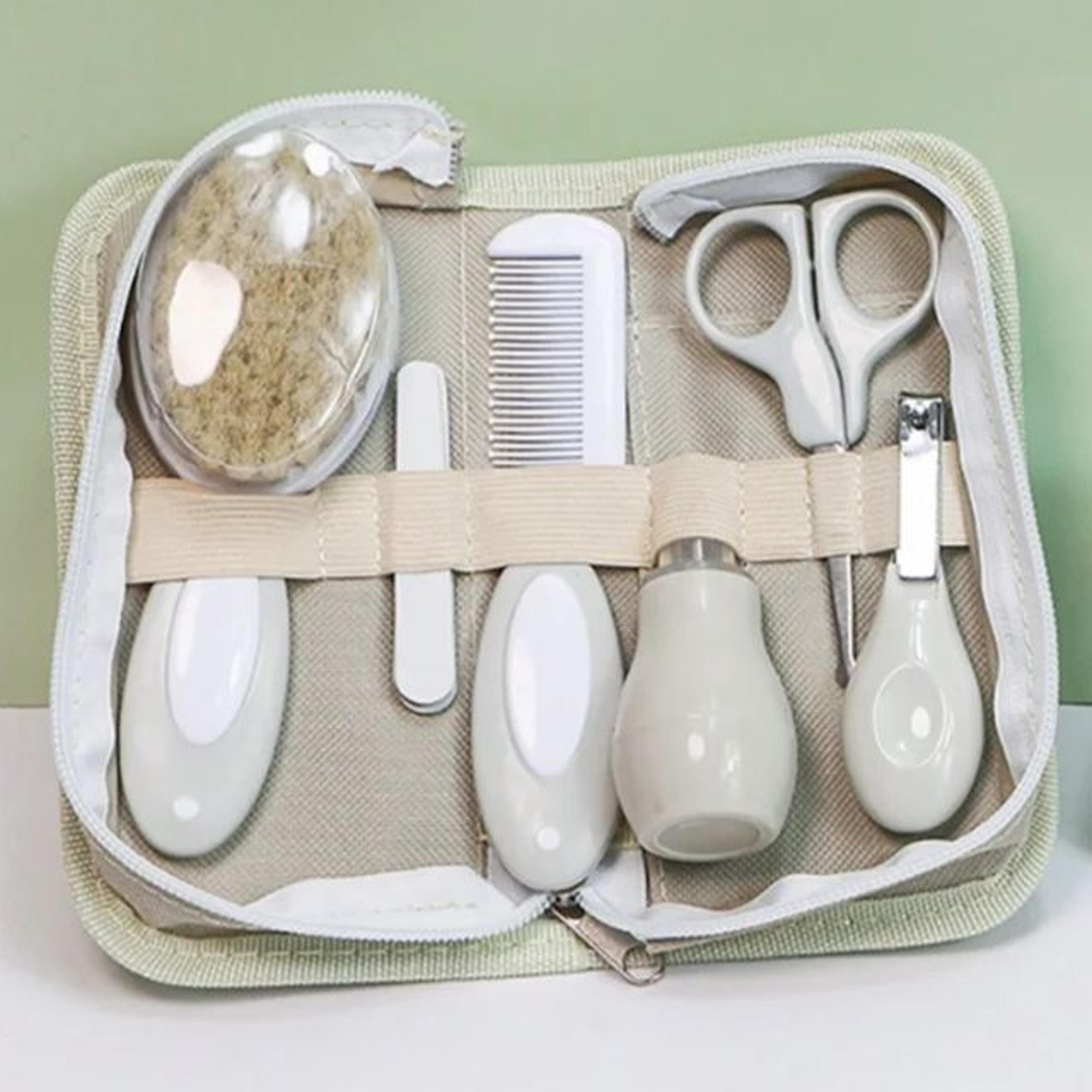 6Piece Baby Grooming Kit  Newborn Care Set With Nail Clippers Nasal Aspirator Brush  More 6