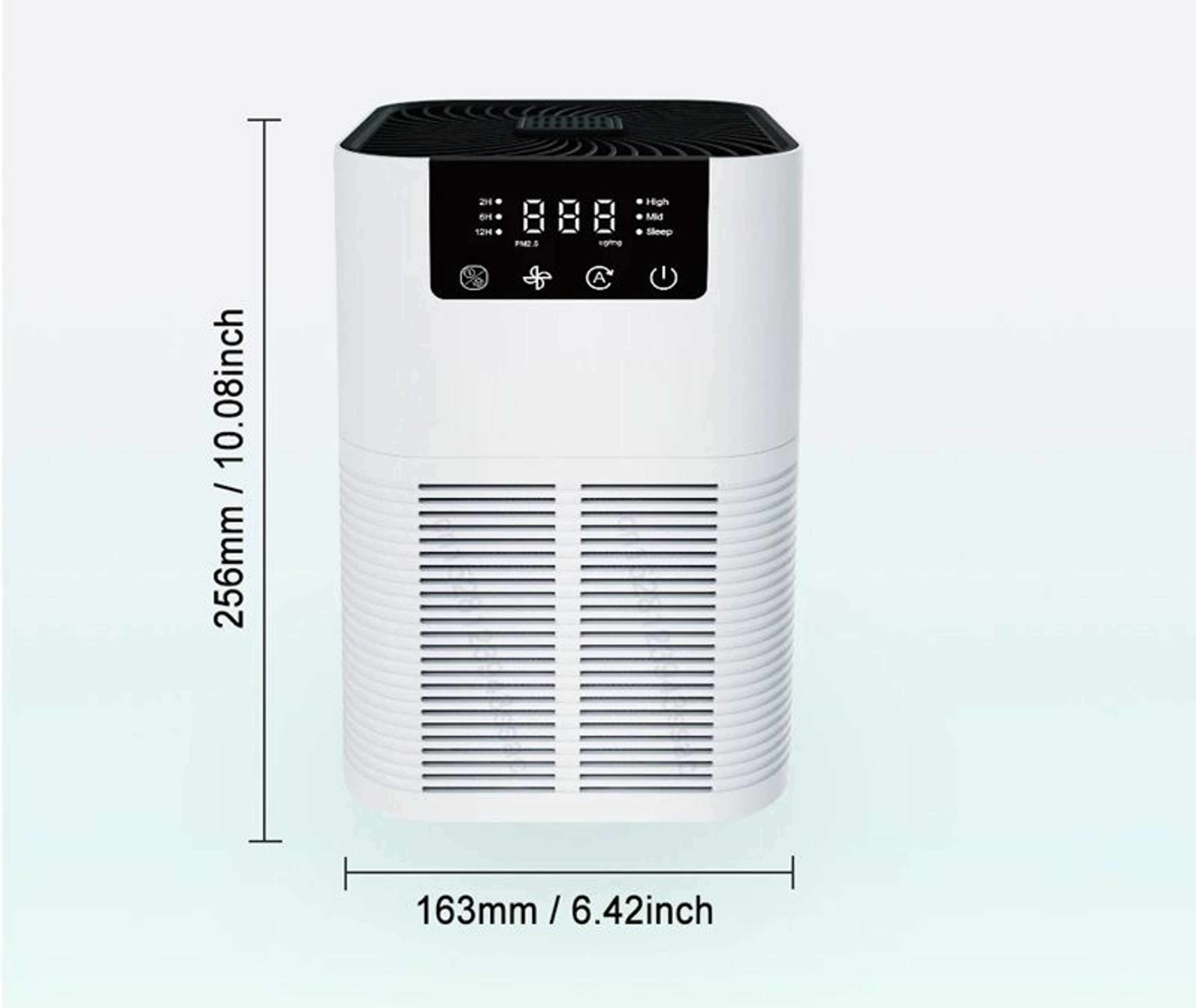 HEPA Air Purifier With Aromatherapy  Smoke Odor Eliminator  Negative Ion Generator For Home 7