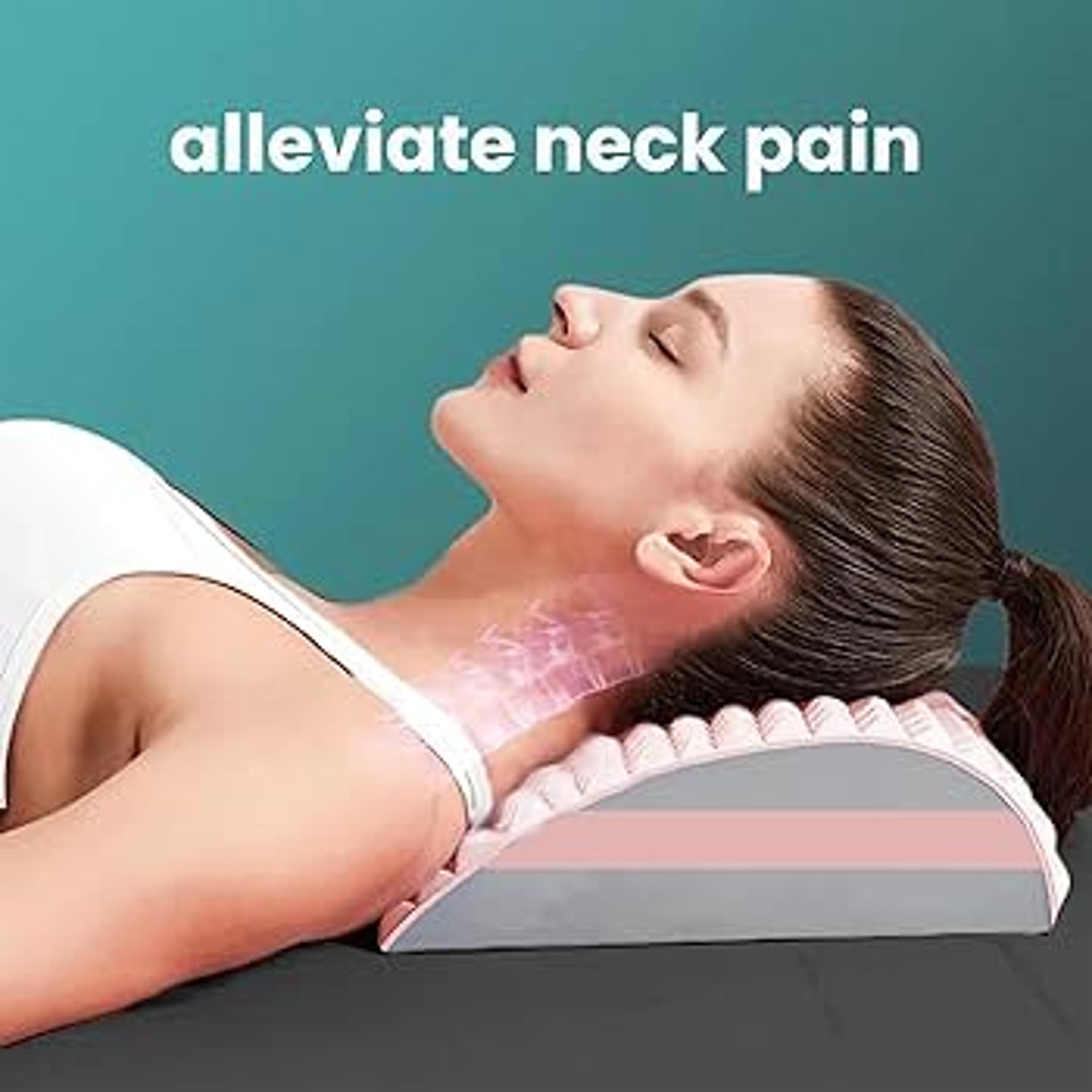 Back Stretcher Pillow For Lumbar And Neck Pain Relief  Posture Support And Sciatica Massage Cushion 1