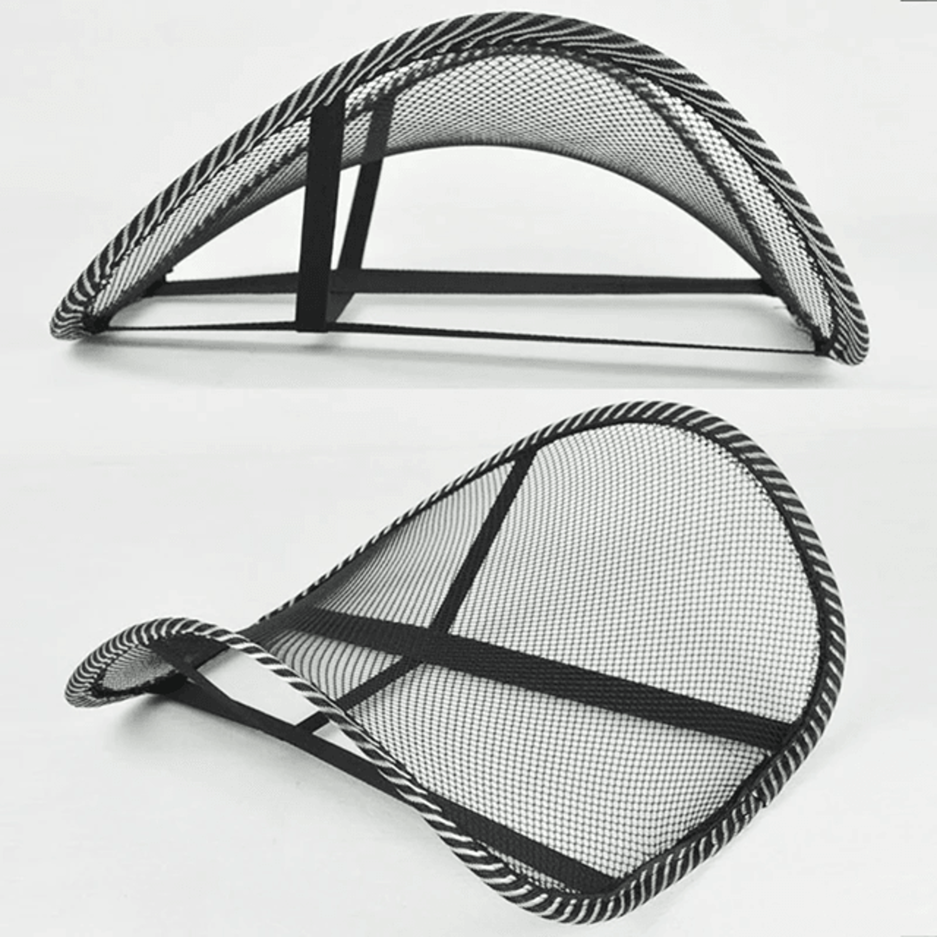 ErgoMesh Lumbar Support Cushion  Mesh Back Brace For Car Office And Home Seating Comfort 5
