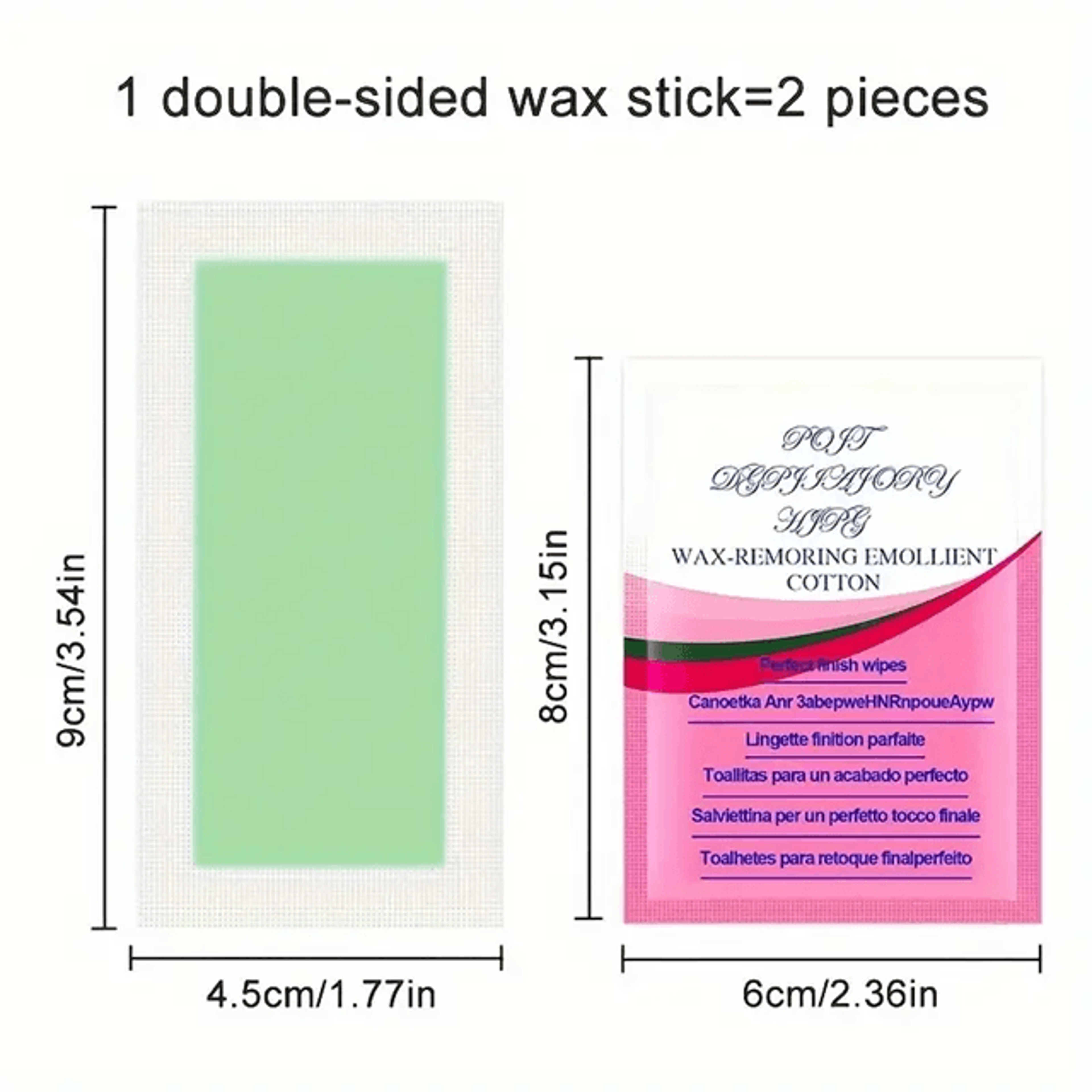 Cold Wax Hair Removal Strips  10 To 50 Pack Facial  Body Wax Paper For Smooth Skin At Home 2