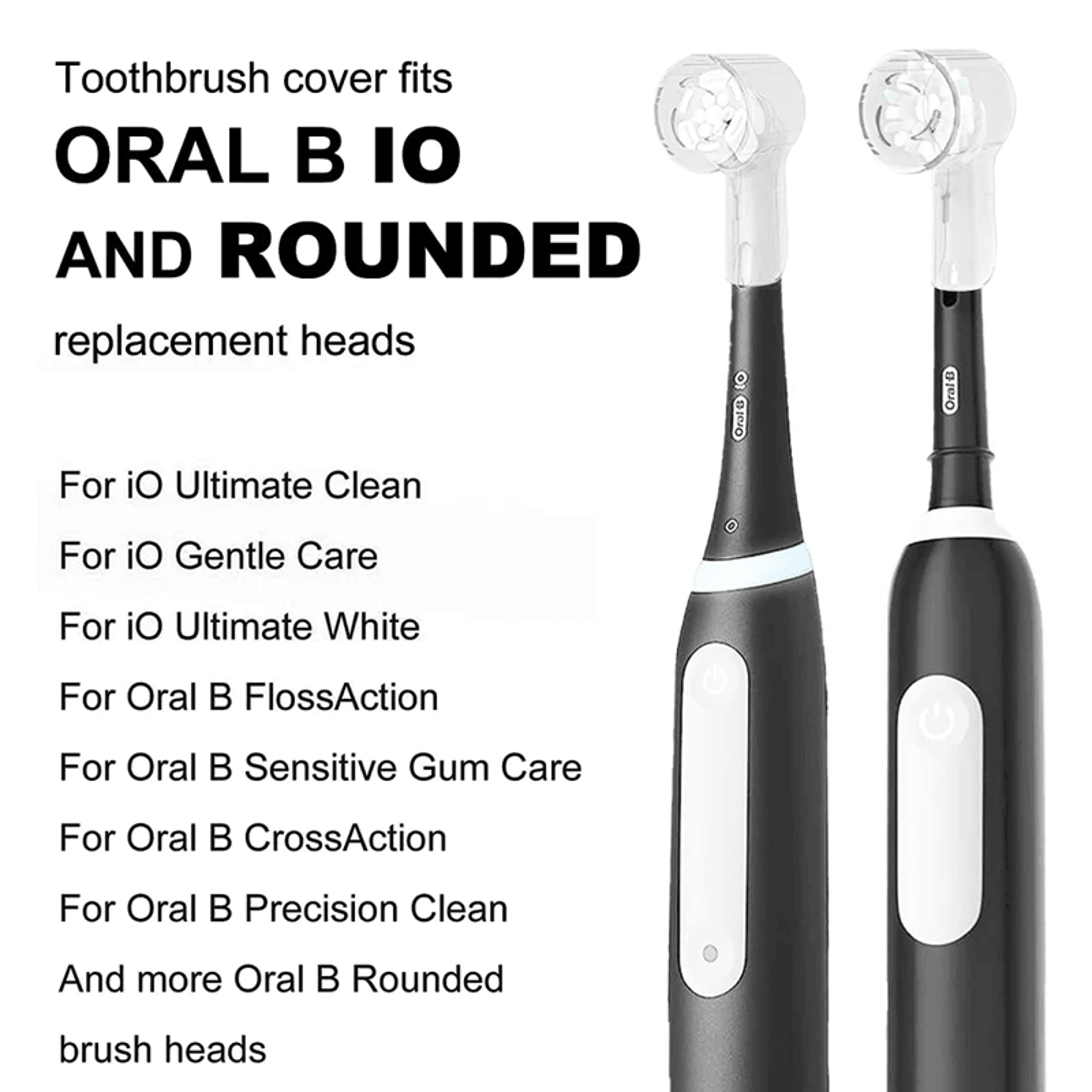 Toothbrush Head Covers For Oral B And IO Series Dustproof Cap Protectors 1
