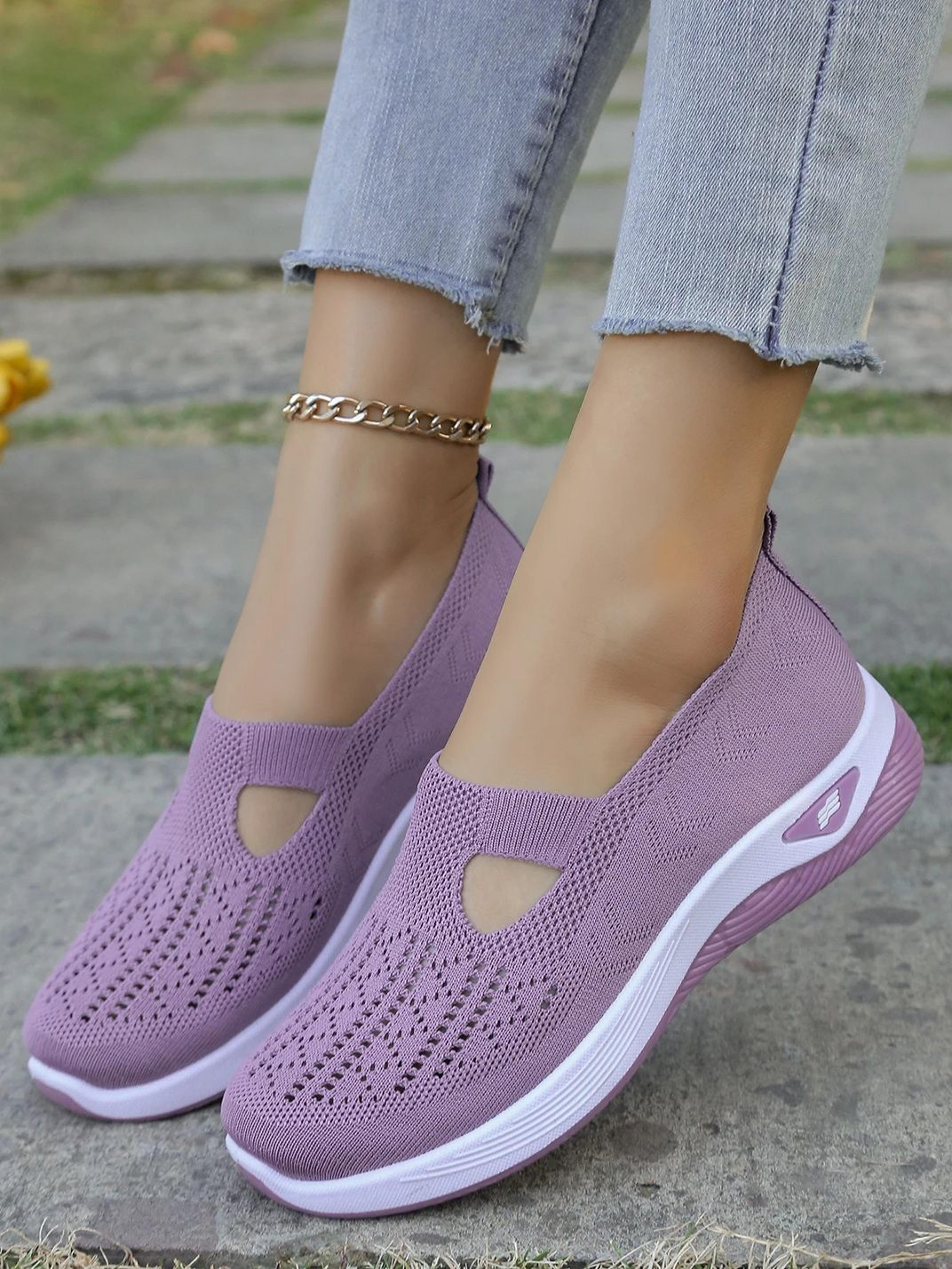 Womens Casual Flat Sneakers Lightweight Everyday Shoes For Summer And Year Round Wear 8