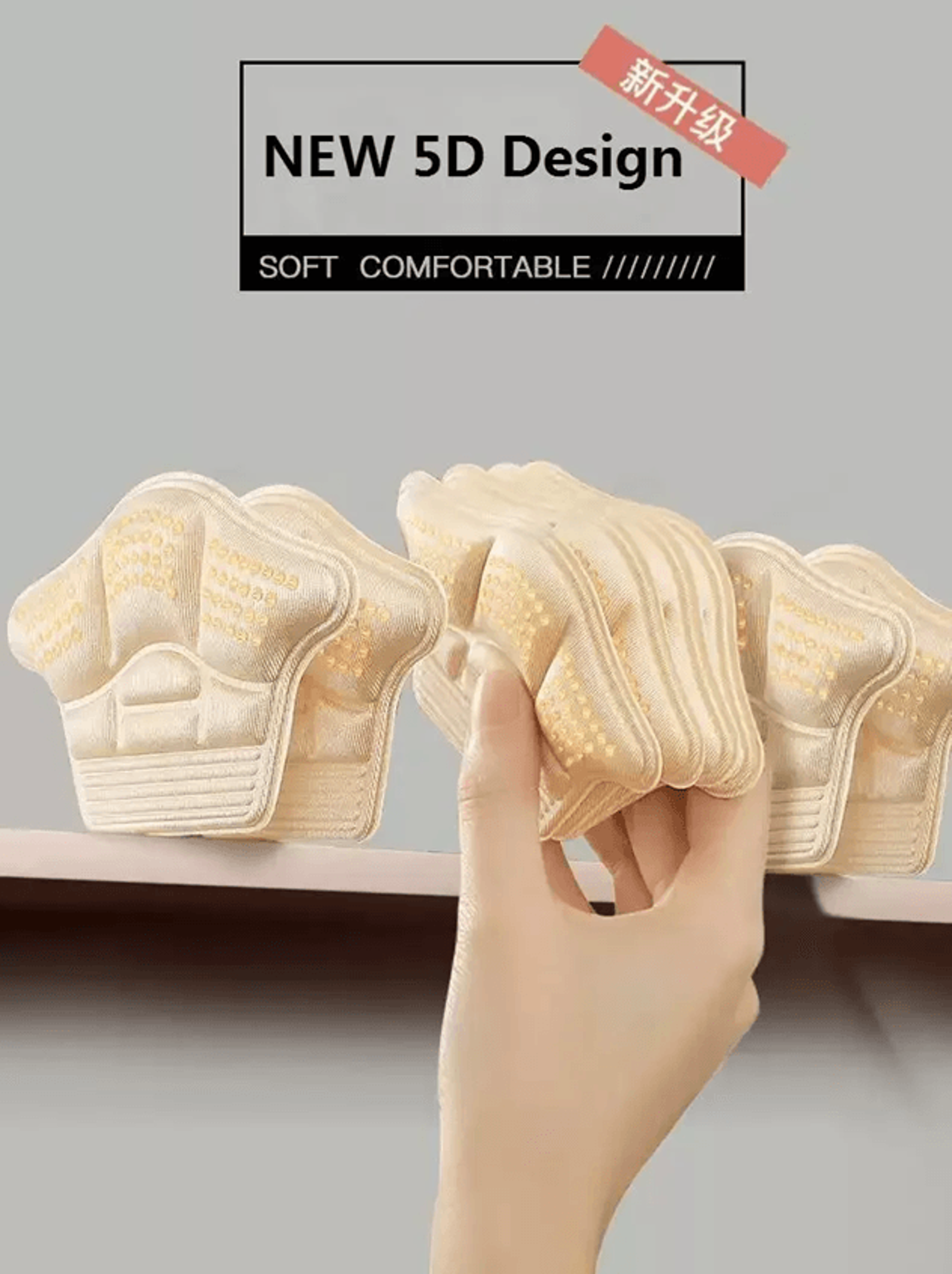 heel grip cushions – anti-slip shoe pads for blister prevention and size adjustment