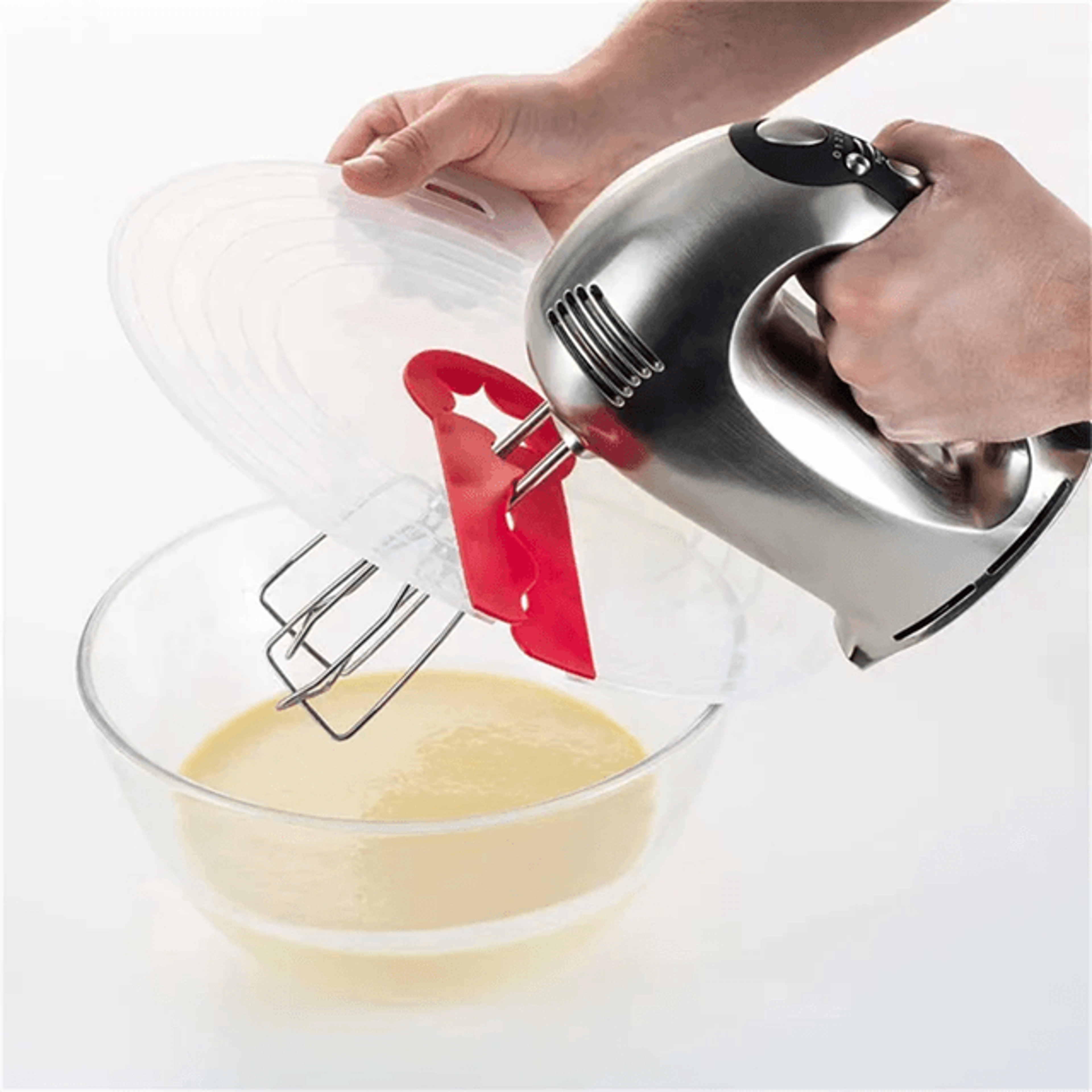 Silicone Mixing Bowl Lid And Splatter Guard For Whisk And Egg Beaters 1