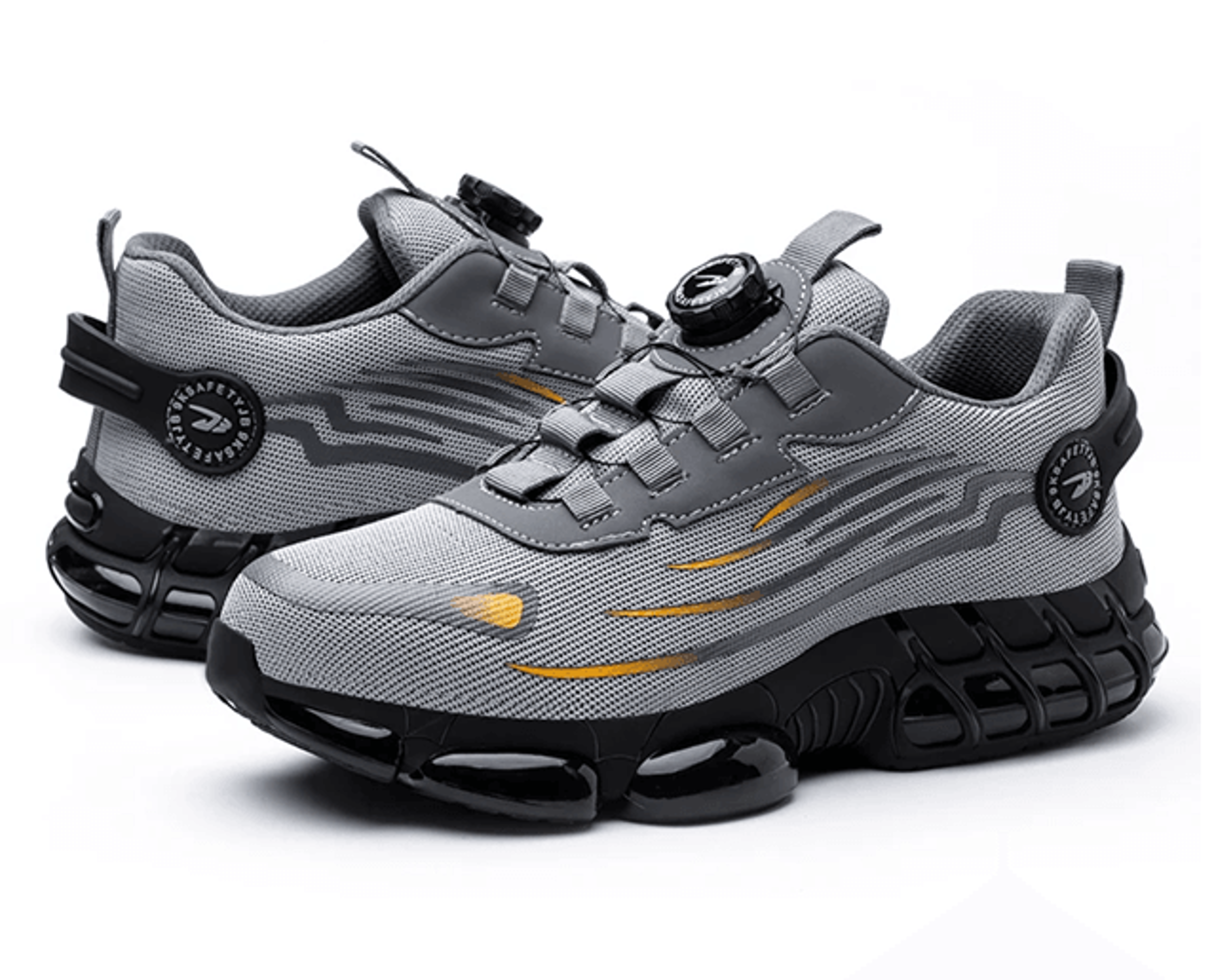 Mens Rotating Button Safety Shoes With Anti Smash And Anti Puncture Protection 3