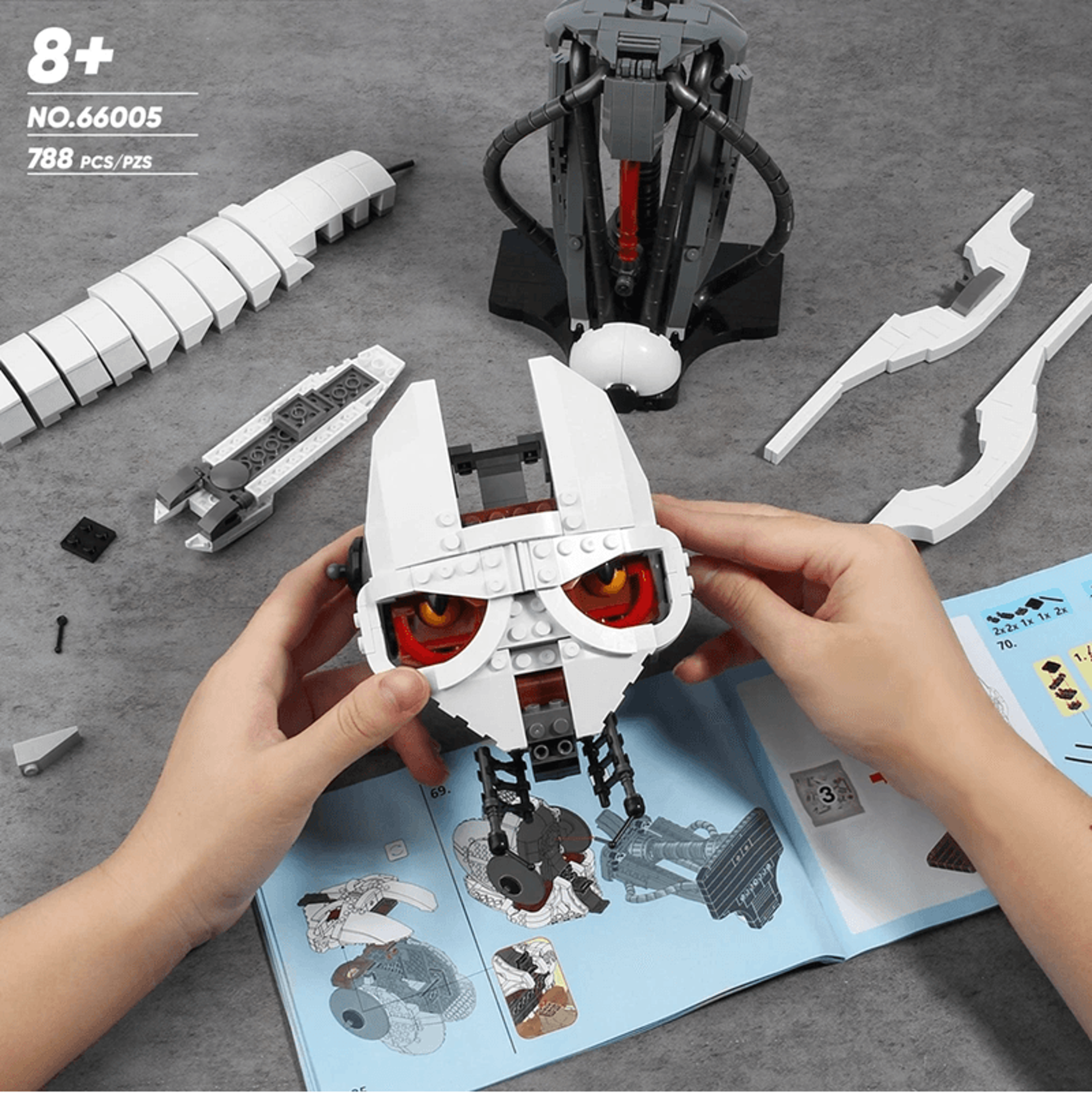 788 Piece General Grievous Helmet Building Block Set For Star Wars Fans And Collectors 2