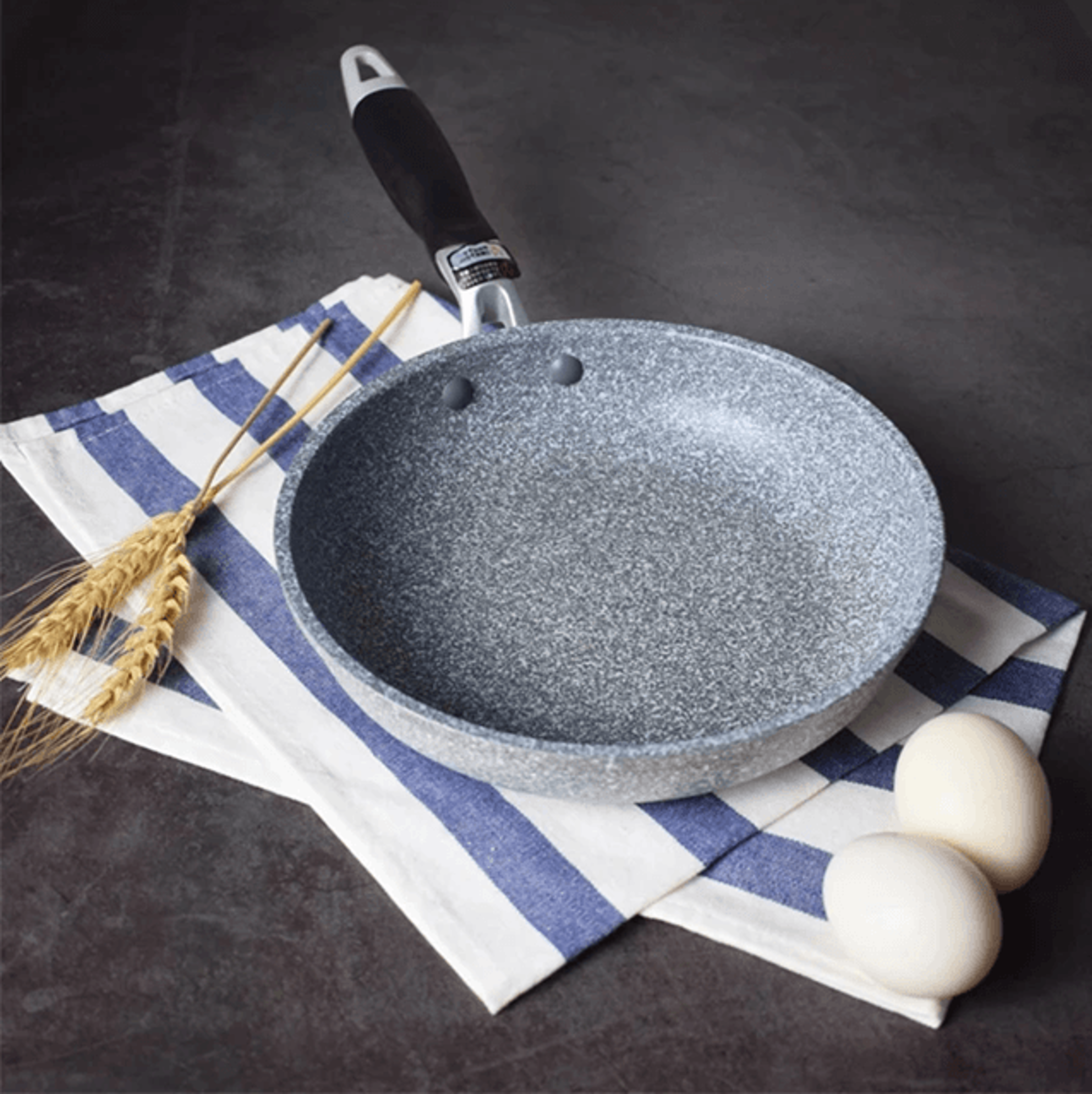 stonetech non stick frying pan for induction and gas cooktops