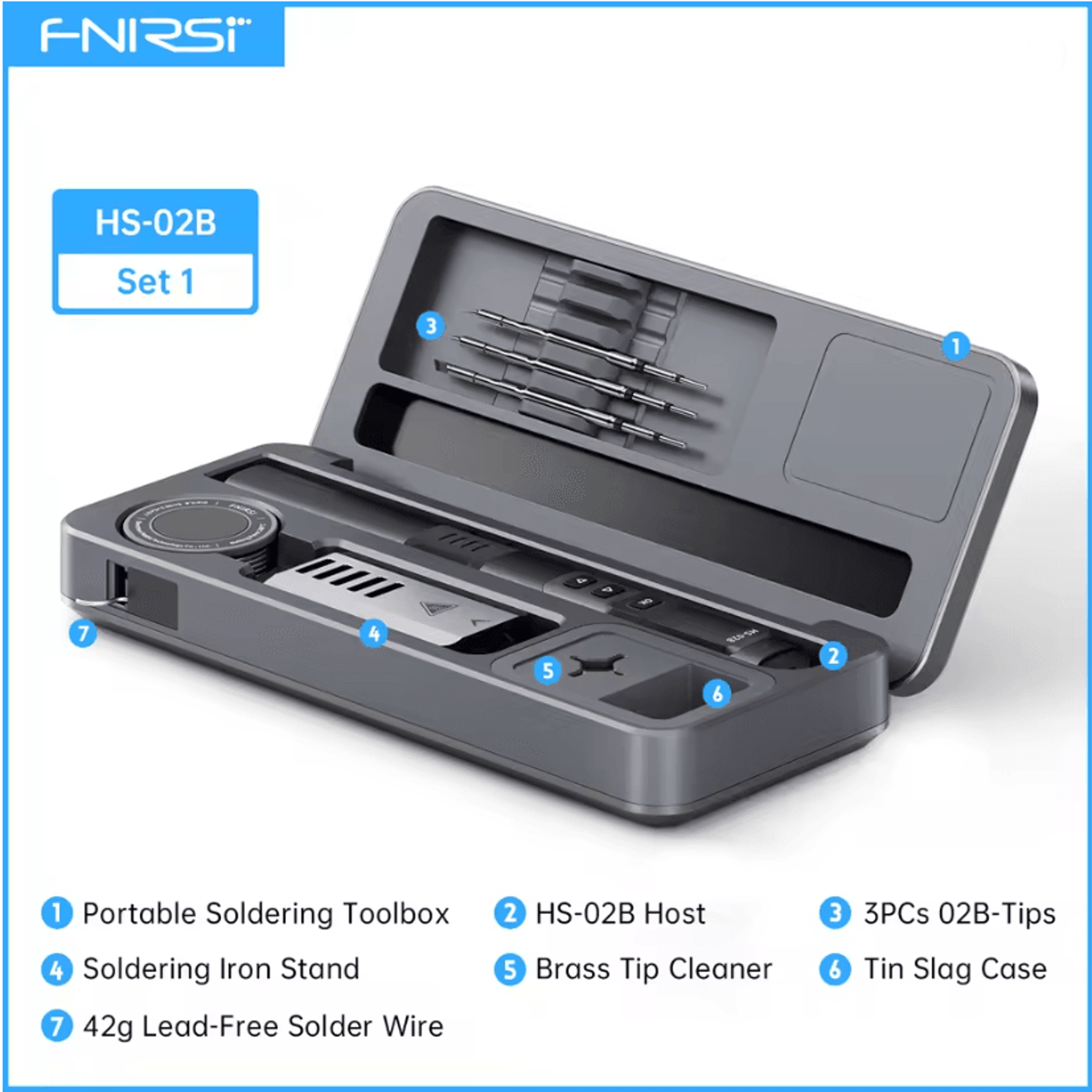 FNIRSI HS02 Smart Soldering Iron 100W With Adjustable Temperature And PD QC Fast Charging 8