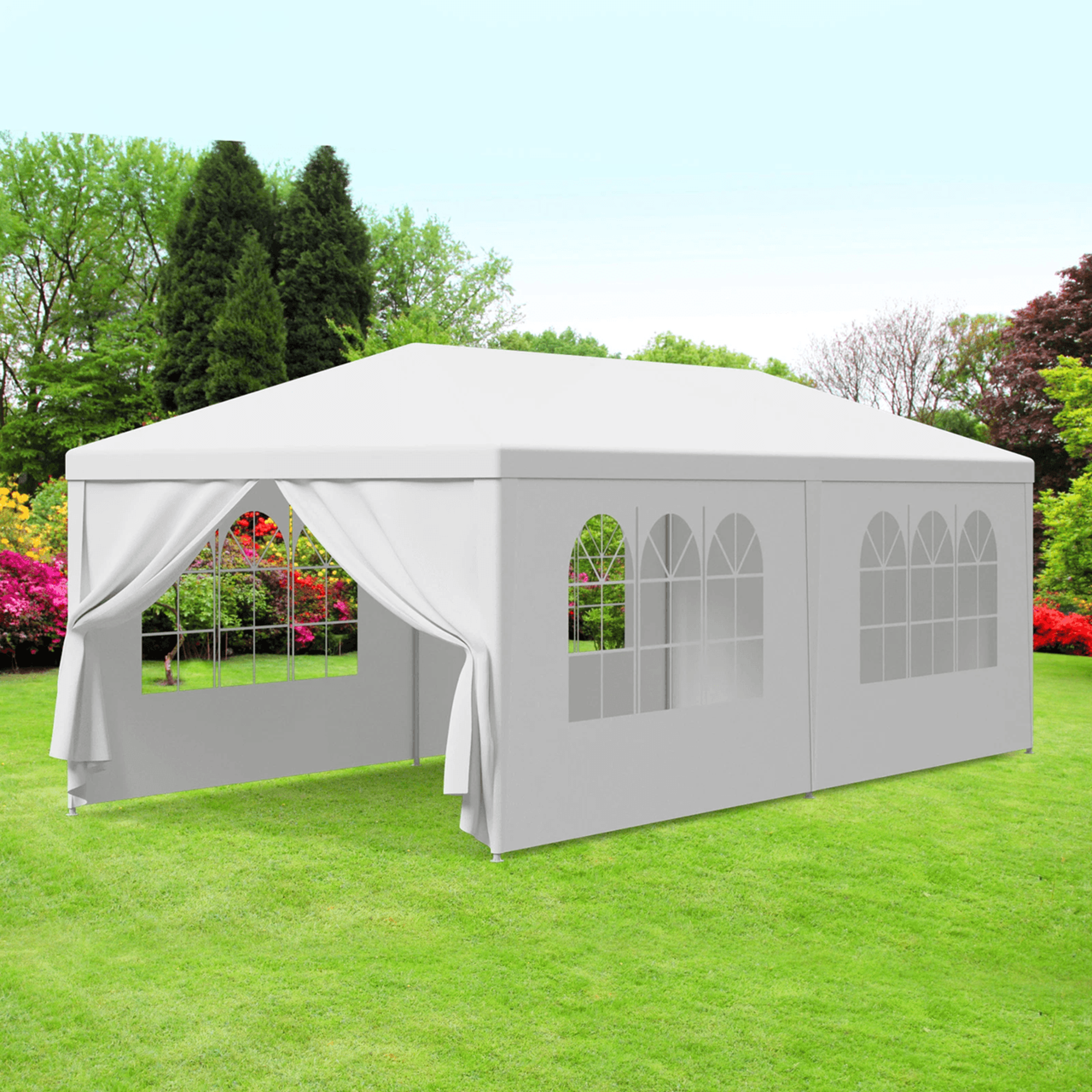 10x20 Outdoor Party Canopy Tent With Removable Window Sidewalls For Weddings And Events 5
