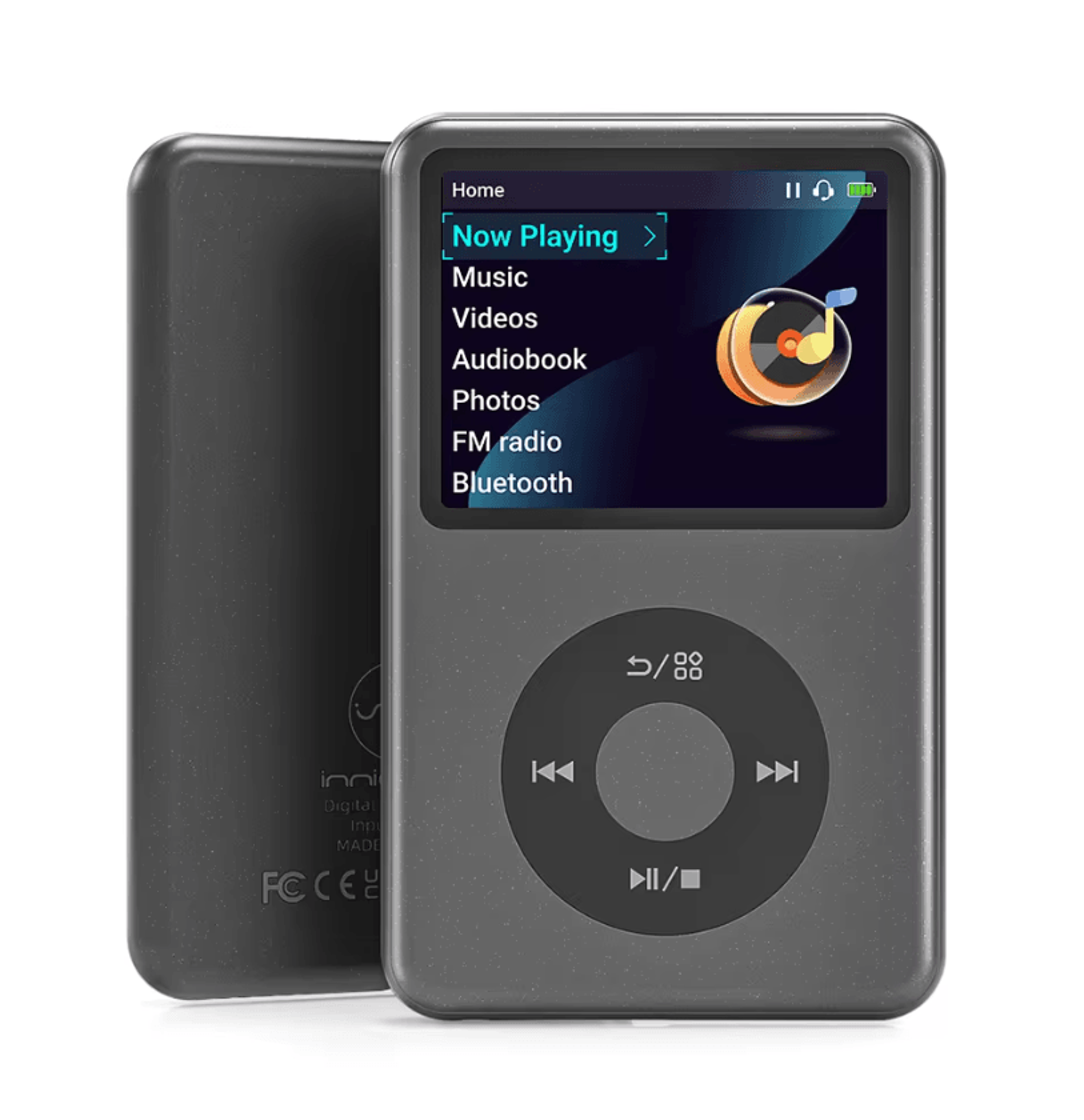 128GB Retro MP3 Player With Bluetooth  FM Radio 0